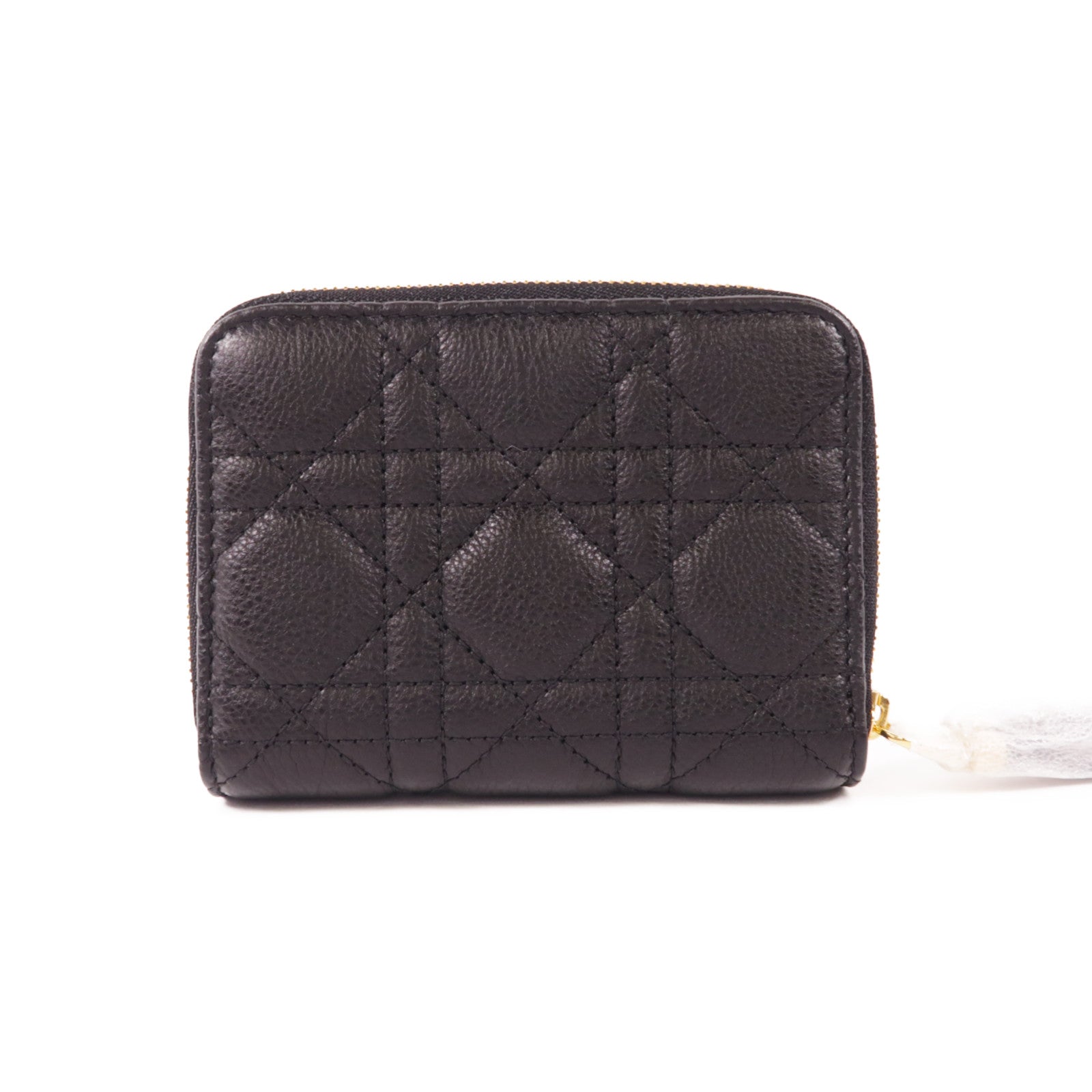 Dior 牛皮皮革Caro Scarlet金扣錢包