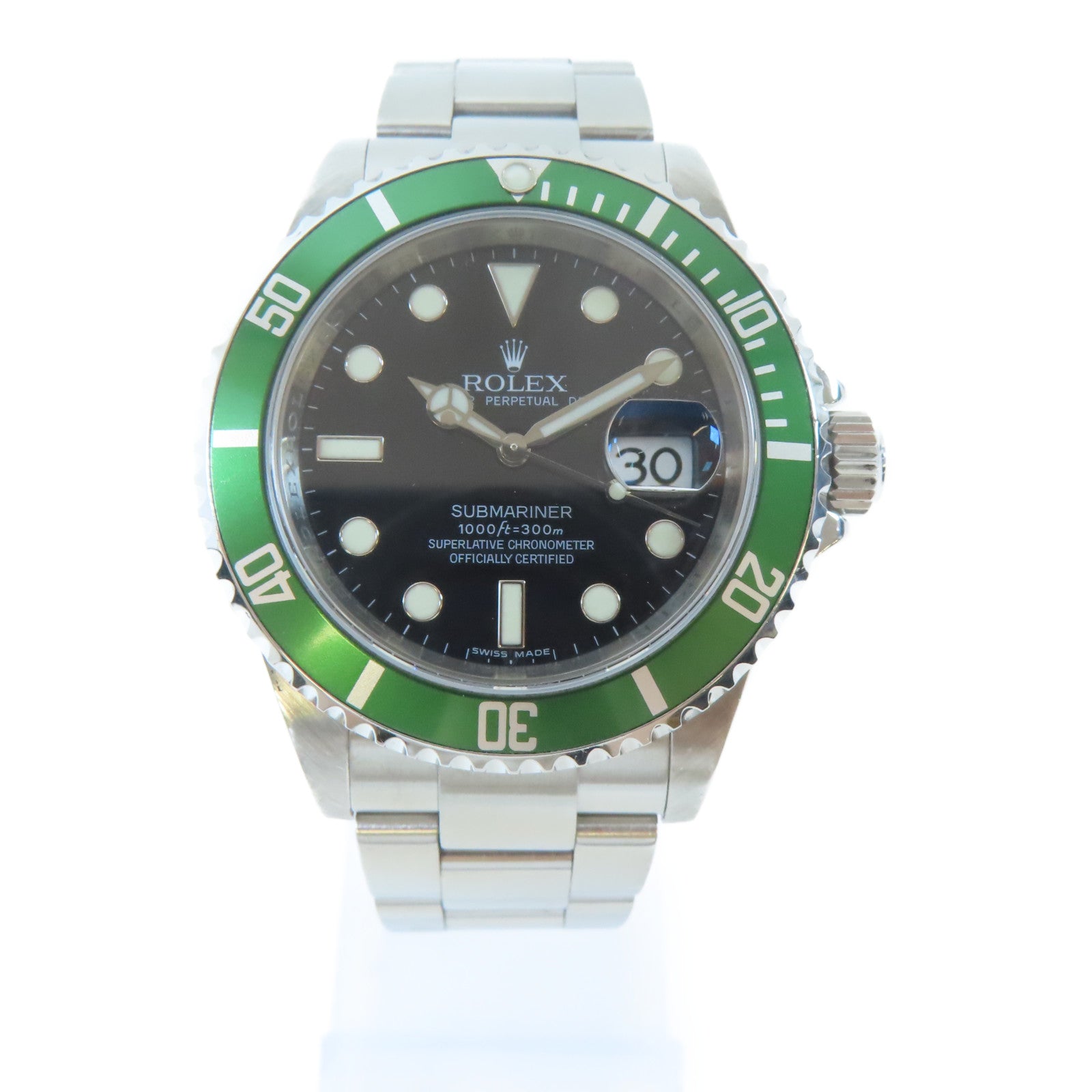 ROLEX Submariner Date不鏽鋼手錶自動機芯黑色#16.5cm