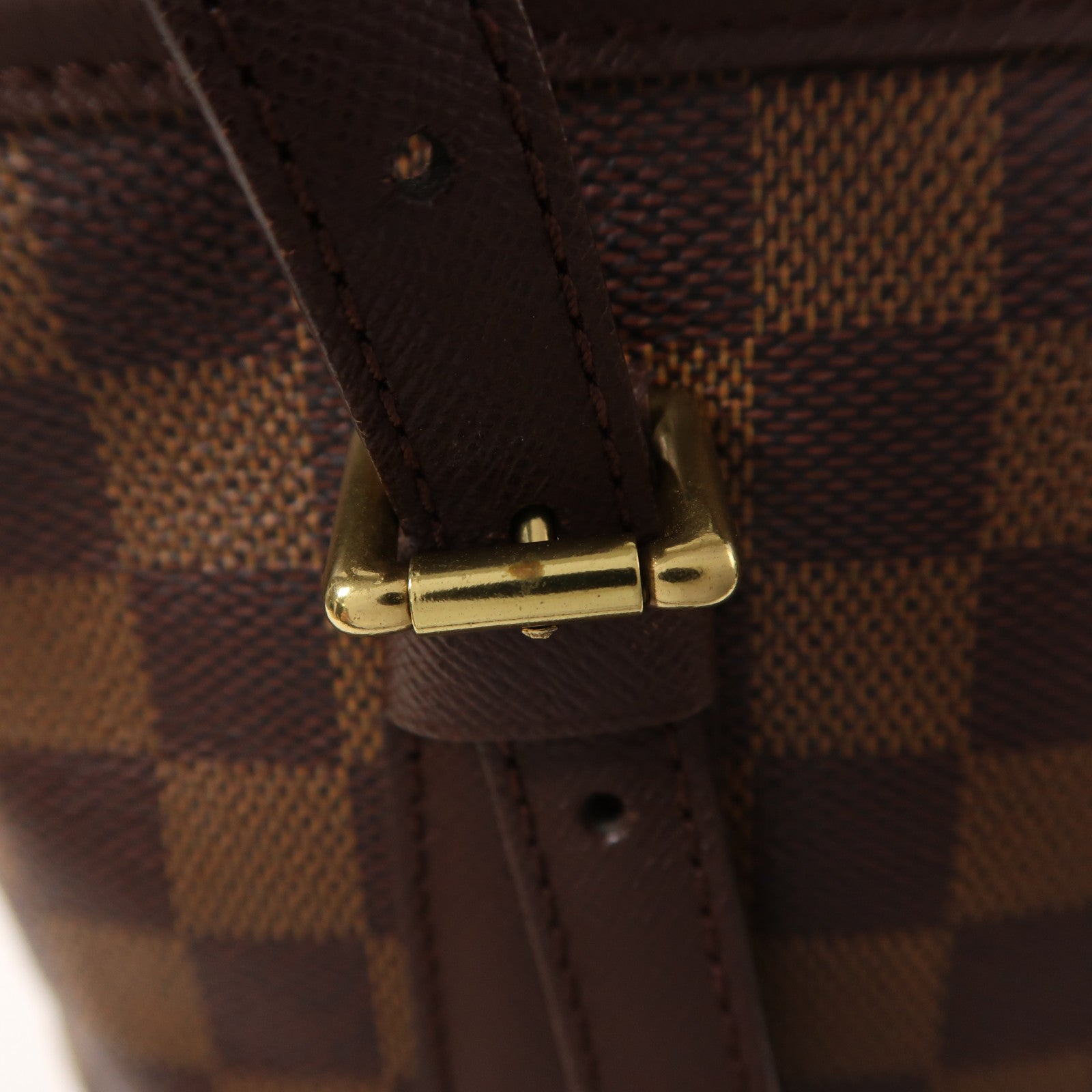 LOUIS VUITTON Damier Marais Bucket金扣肩背袋