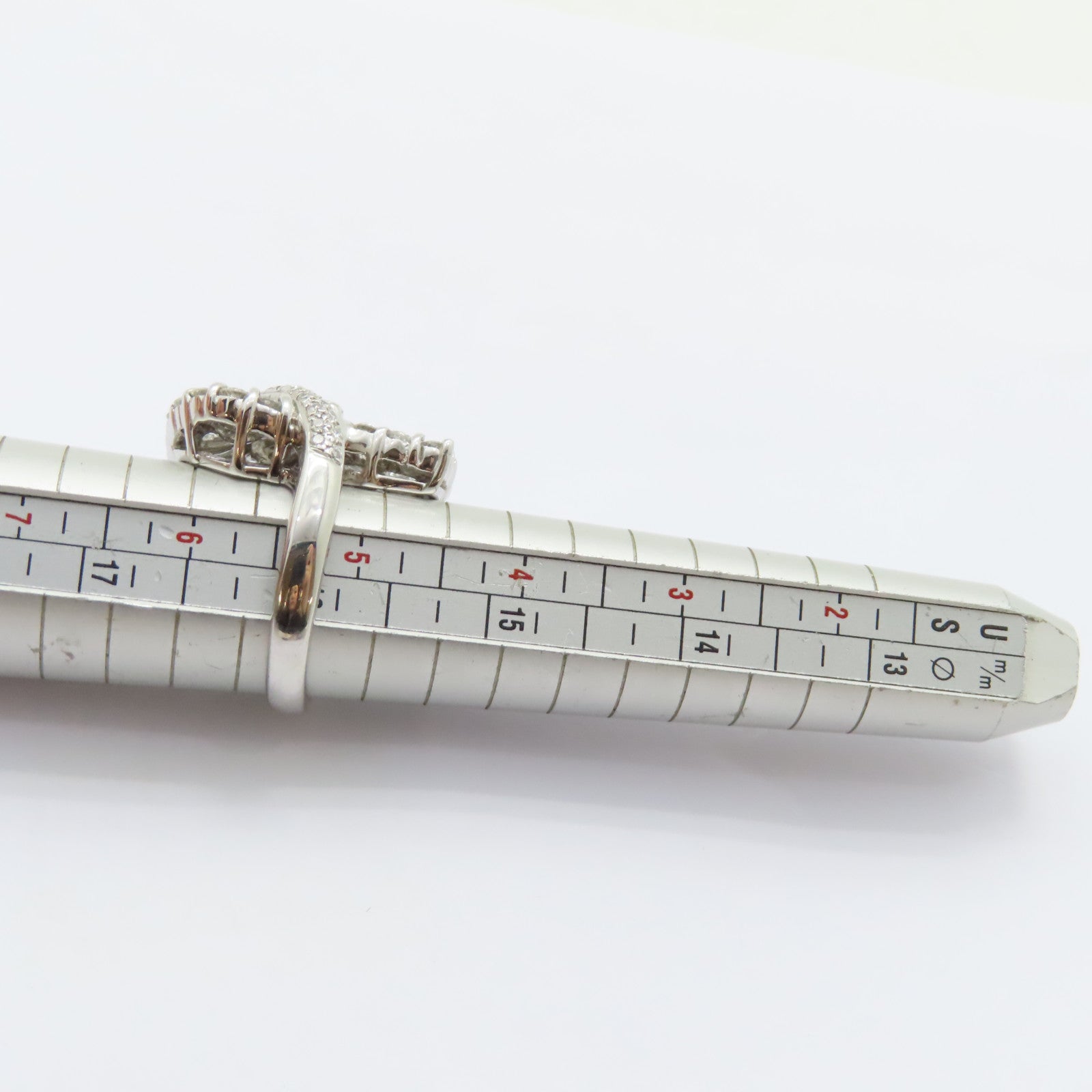 JEWELRY PT900鉑金Diamond Ring 2.66ct鑽石戒指US#5