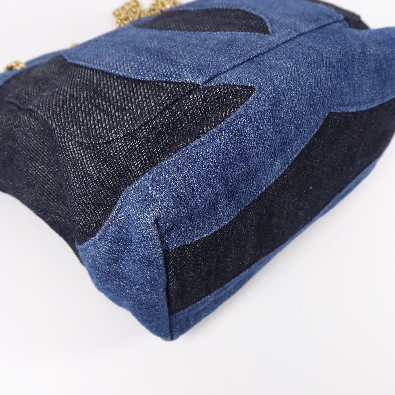 CHANEL 牛仔布Shoulder Bag肩背袋