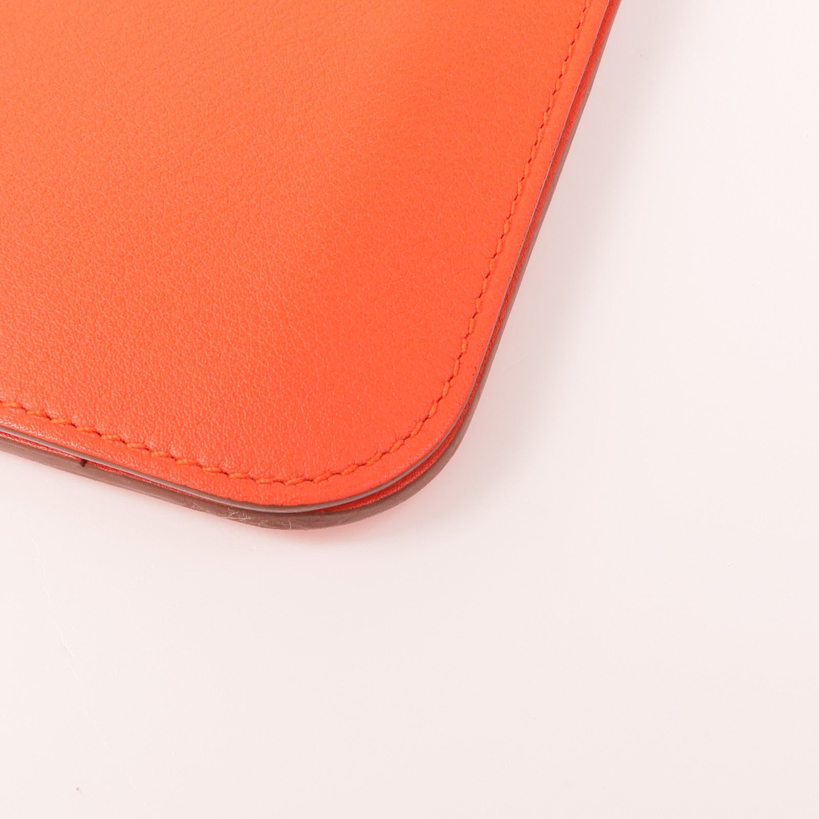 HERMES Swift皮革Dogon GM銀扣長錢包Capucine