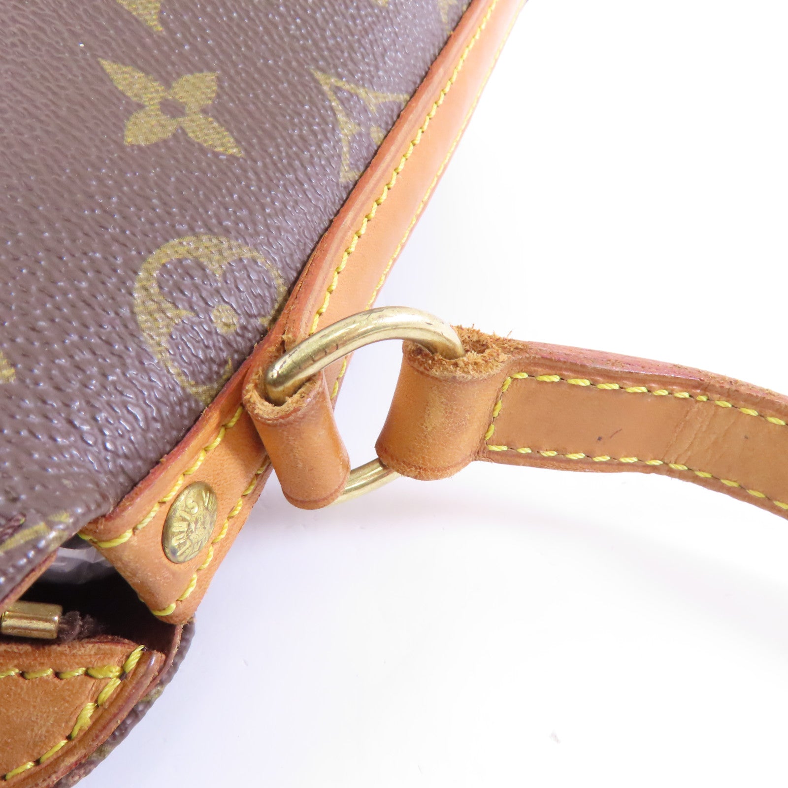 LOUIS VUITTON Monogram Drouot金扣肩背袋棕色