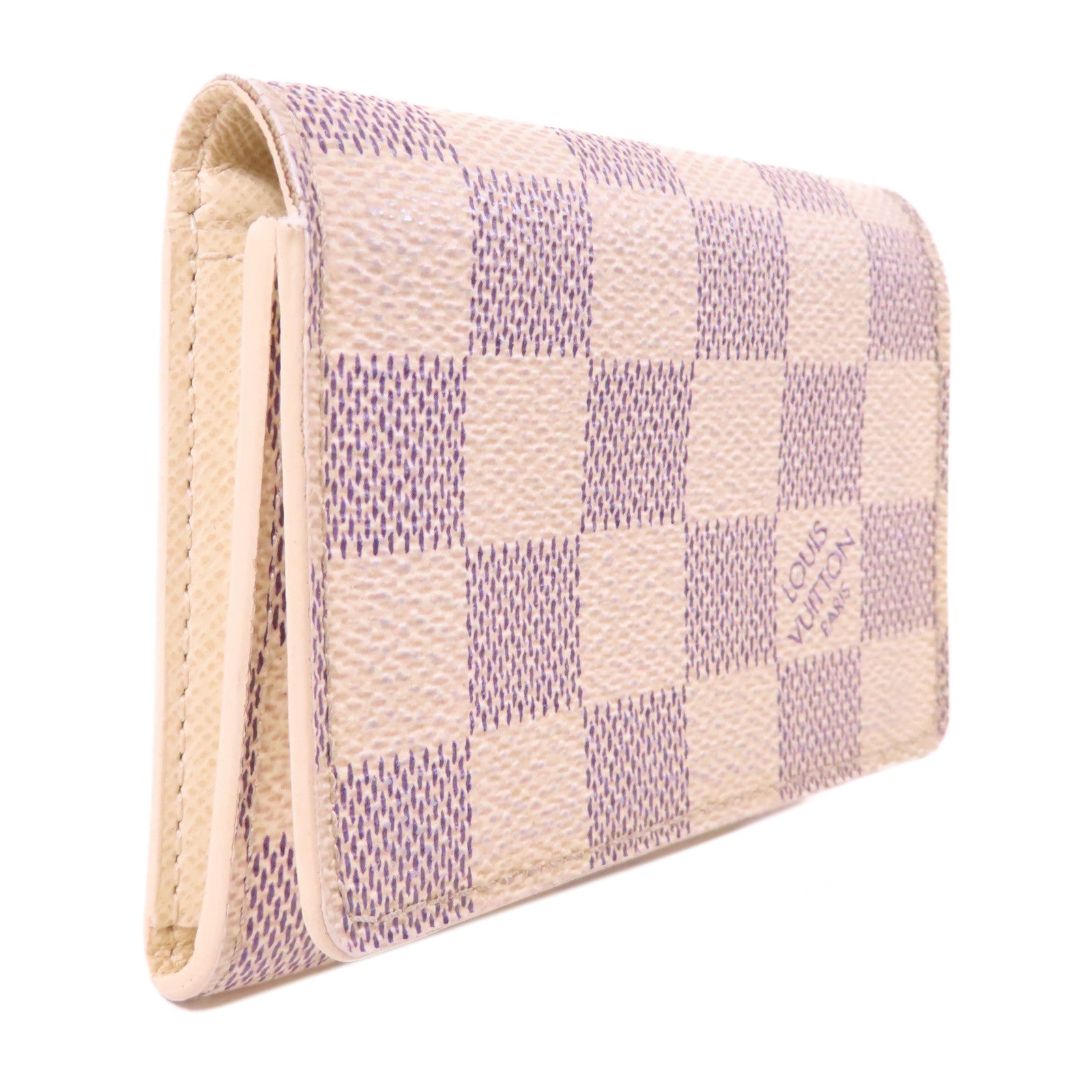 LOUIS VUITTON Damier Azur Card Case卡片套白色