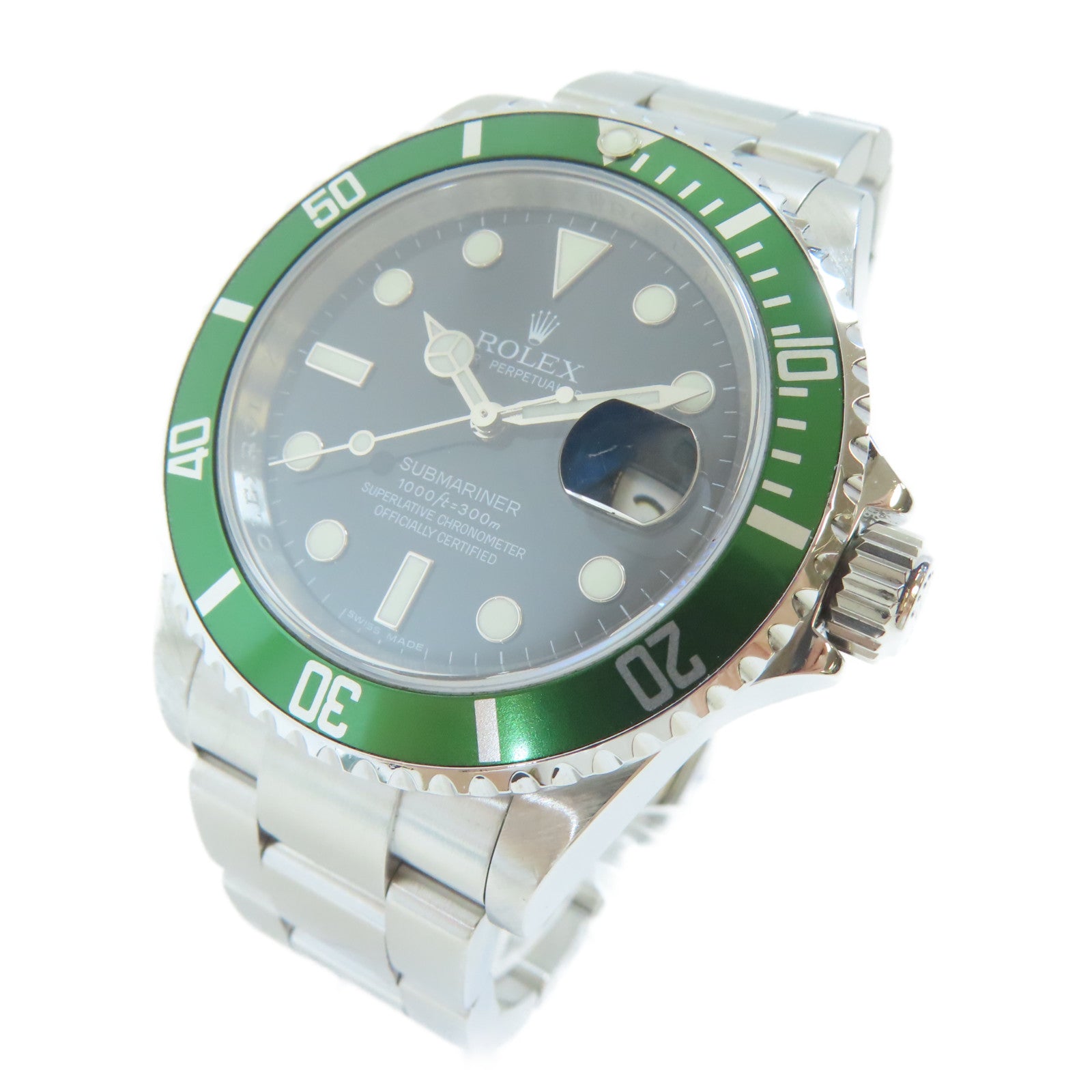 ROLEX Submariner Date不鏽鋼手錶自動機芯黑色#16.5cm