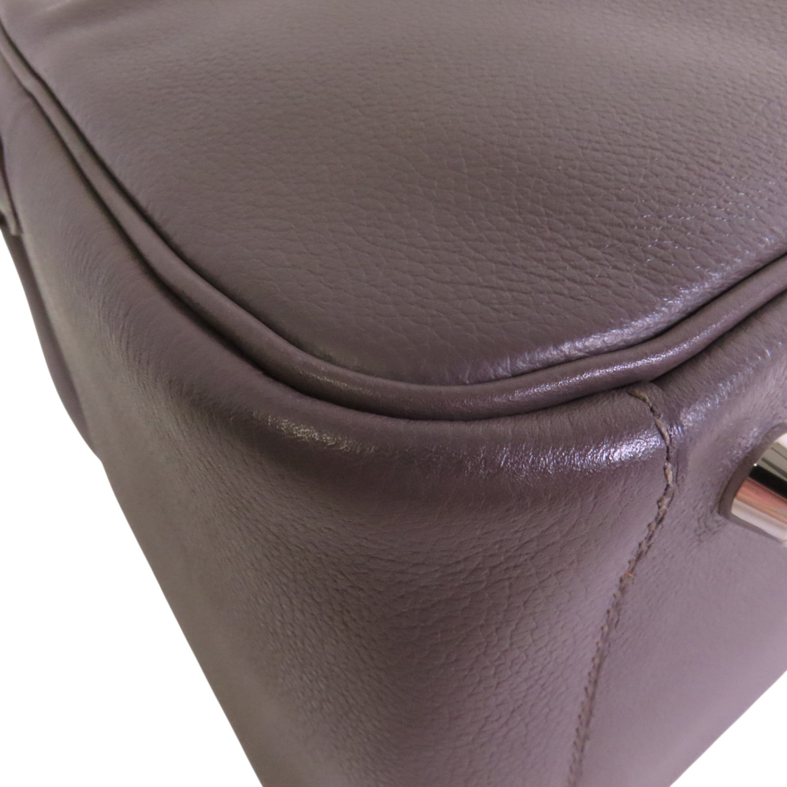 HERMES Evercolor皮革Lindy 26銀扣肩背袋