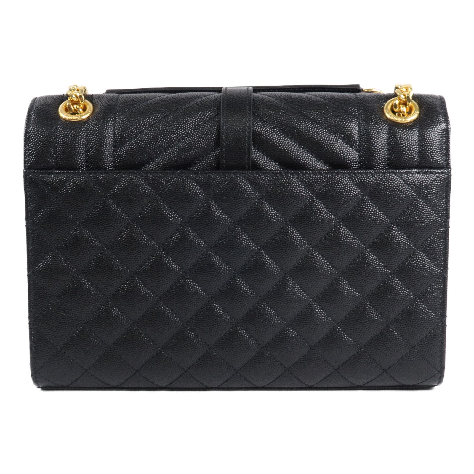 SAINT LAURENT 牛皮皮革Envelope Medium鏈帶肩背袋