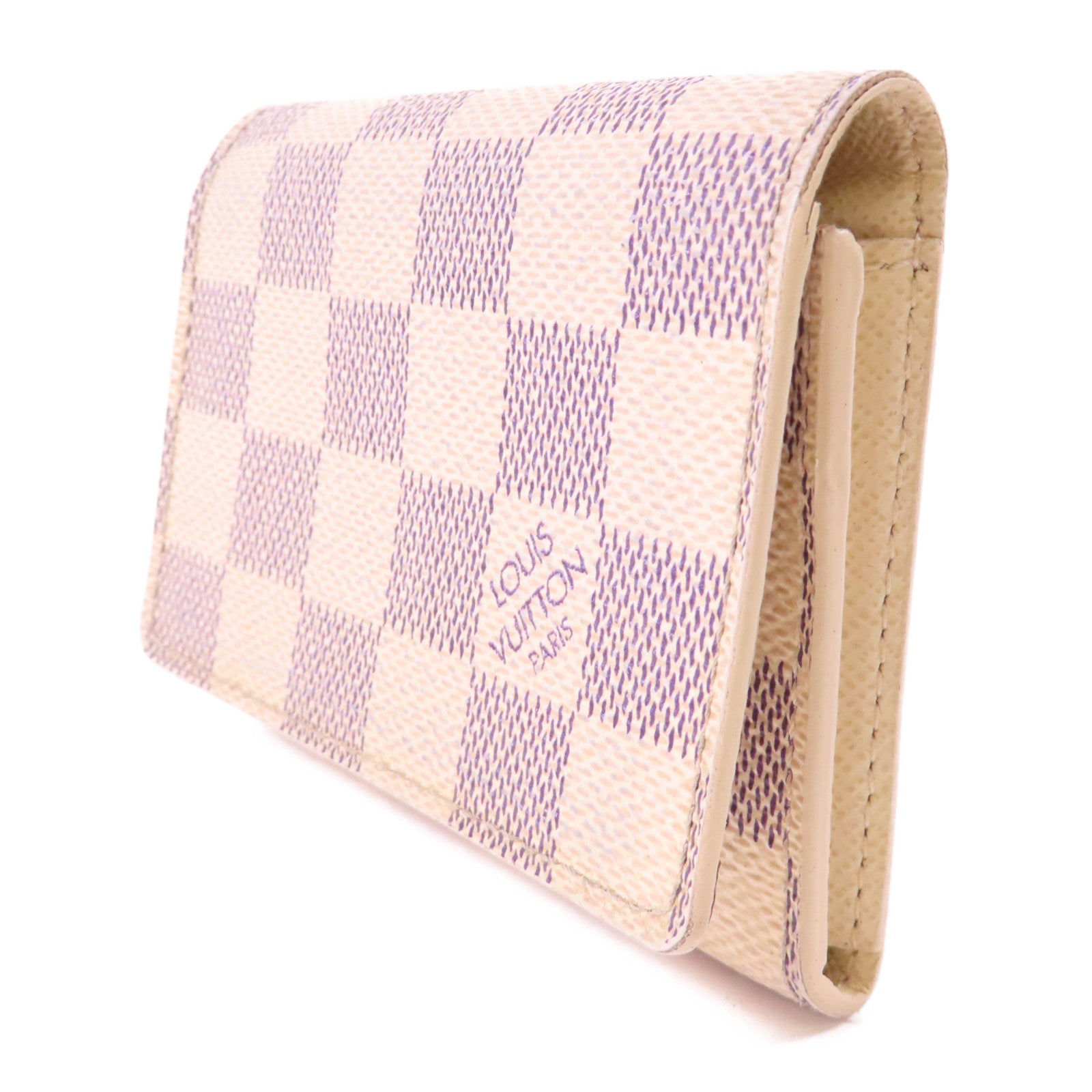 LOUIS VUITTON Damier Azur Card Case卡片套白色