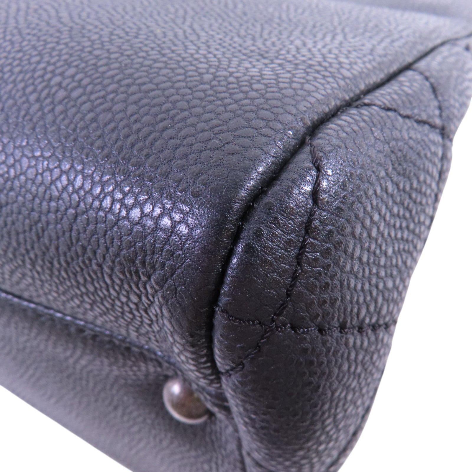 CHANEL 牛皮皮革Chain Tote Bag鏈帶肩背袋