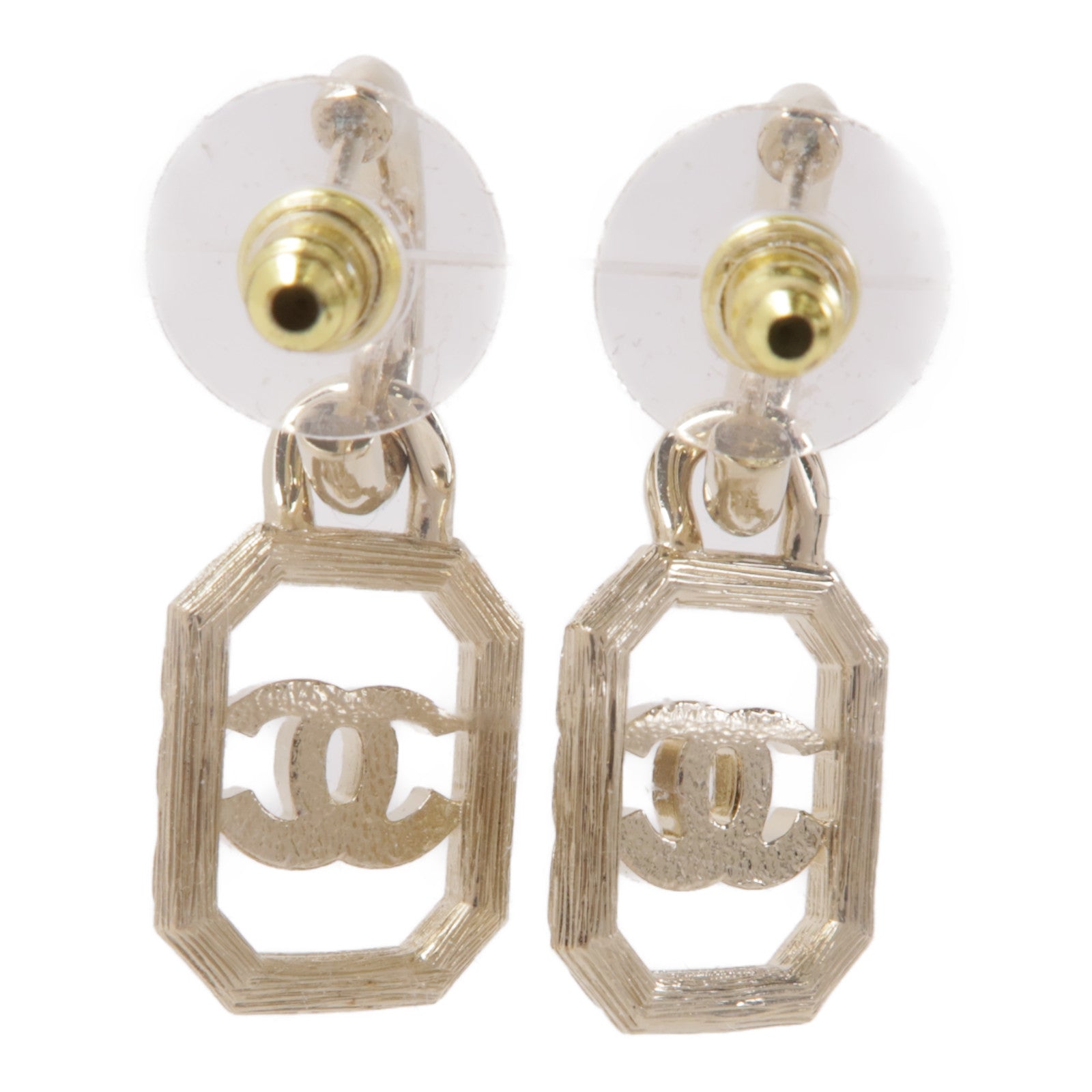CHANEL 金屬Earrings耳環金色