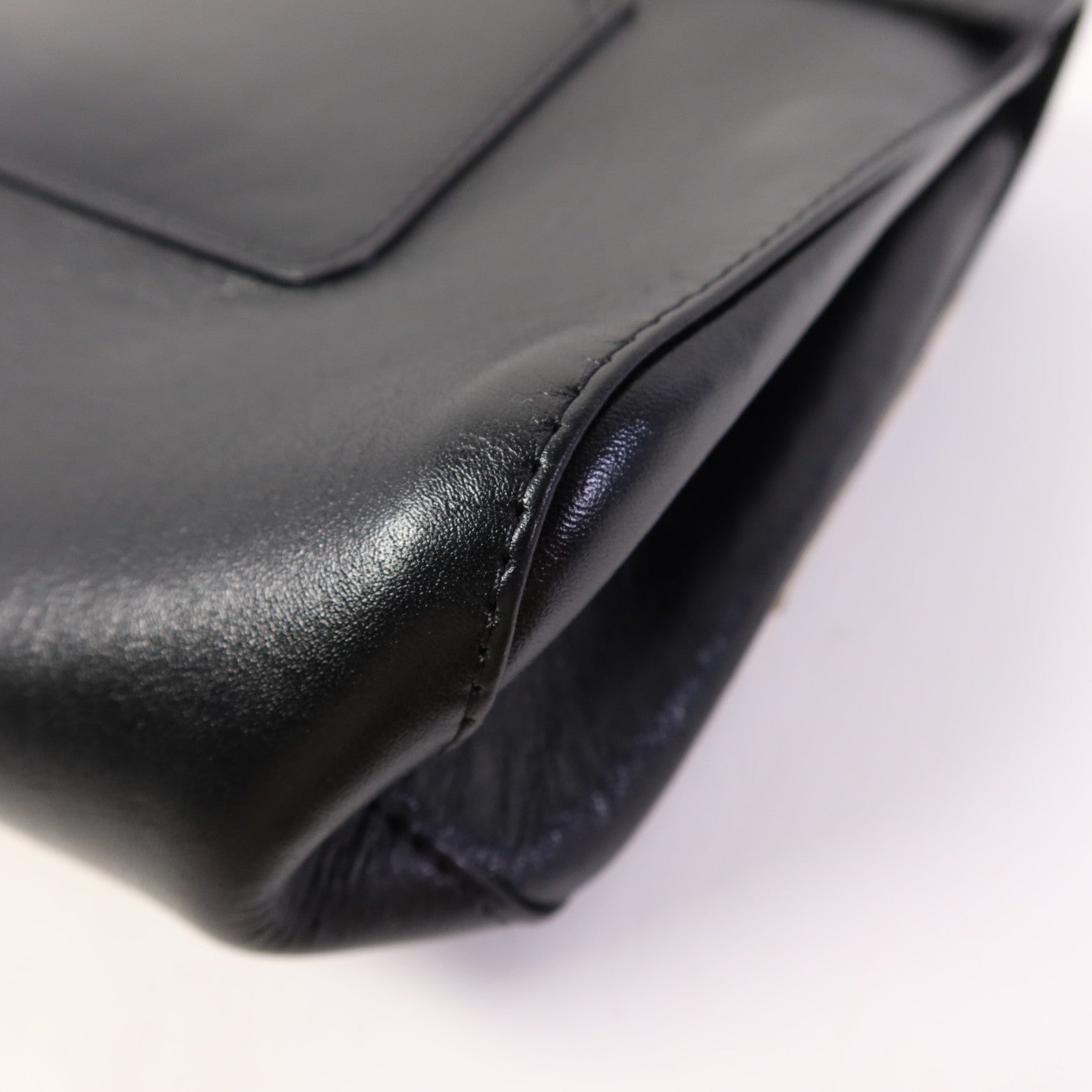 Chloe 牛皮皮革Shoulder Bag金扣鏈帶肩背袋