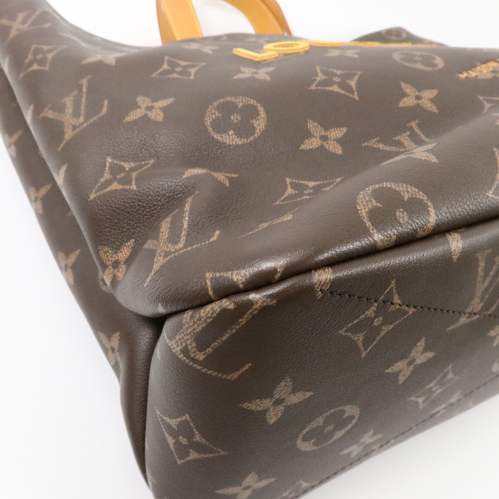 LOUIS VUITTON Autres Cuirs Monogram Shopper Tote MM手挽肩背兩用袋