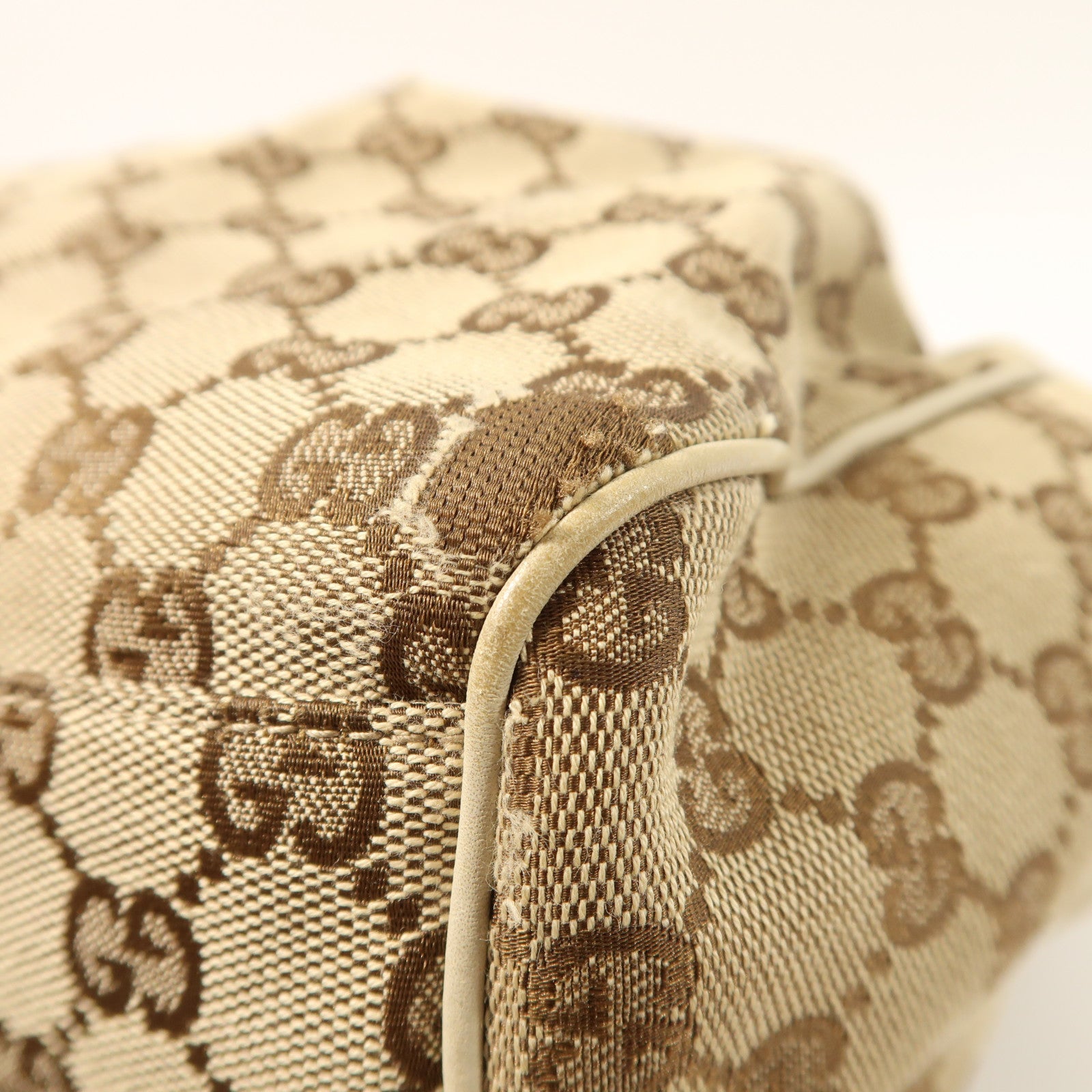 GUCCI 帆布Shoulder Bag金扣肩背袋