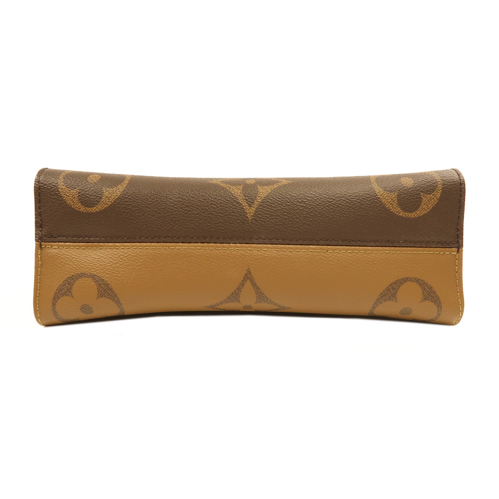 LOUIS VUITTON Monogram On The Go Eastwest金扣手挽肩背兩用袋啡色