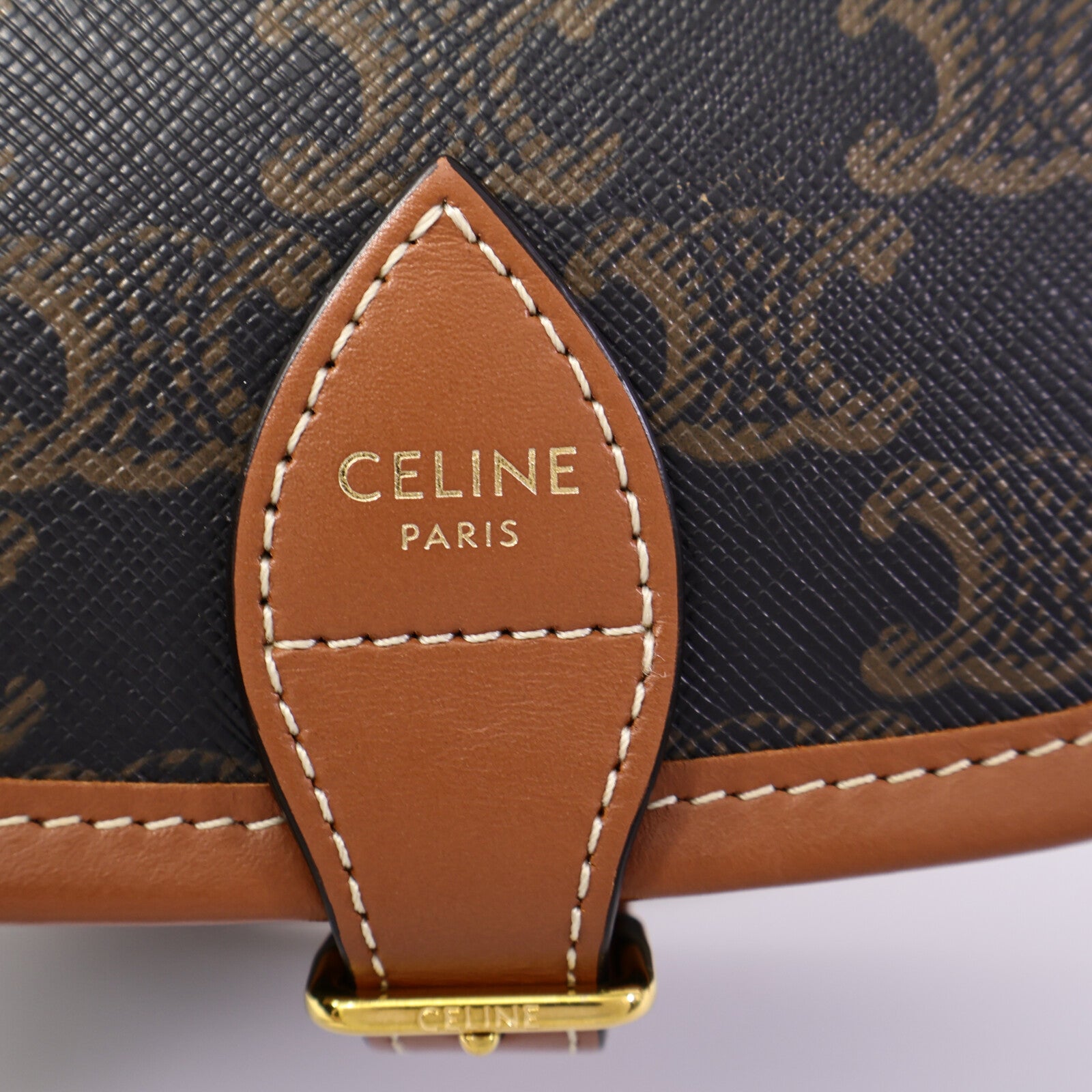 CELINE 塗層帆布Folco肩背袋