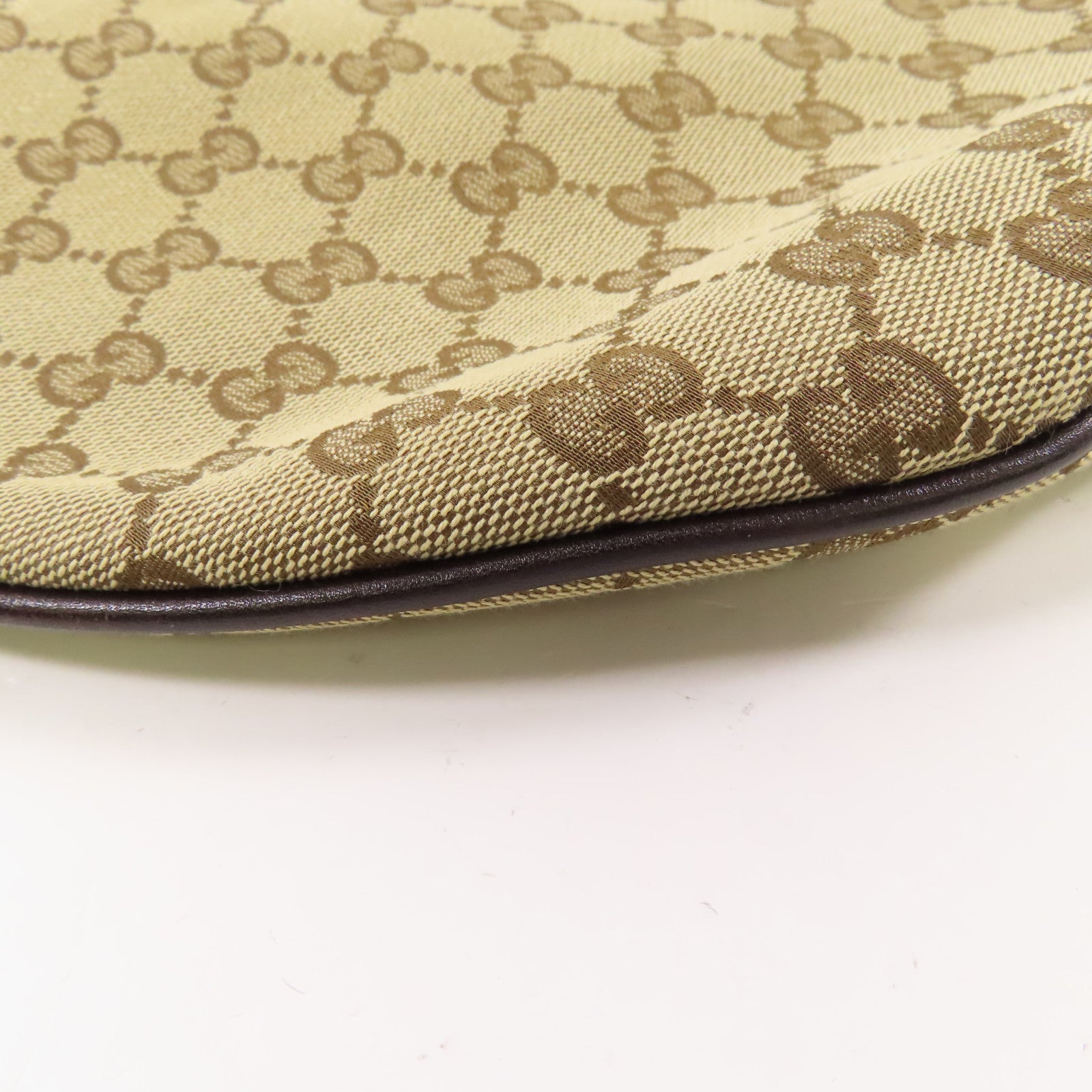 GUCCI 帆布Shoulder Bag金扣肩背袋