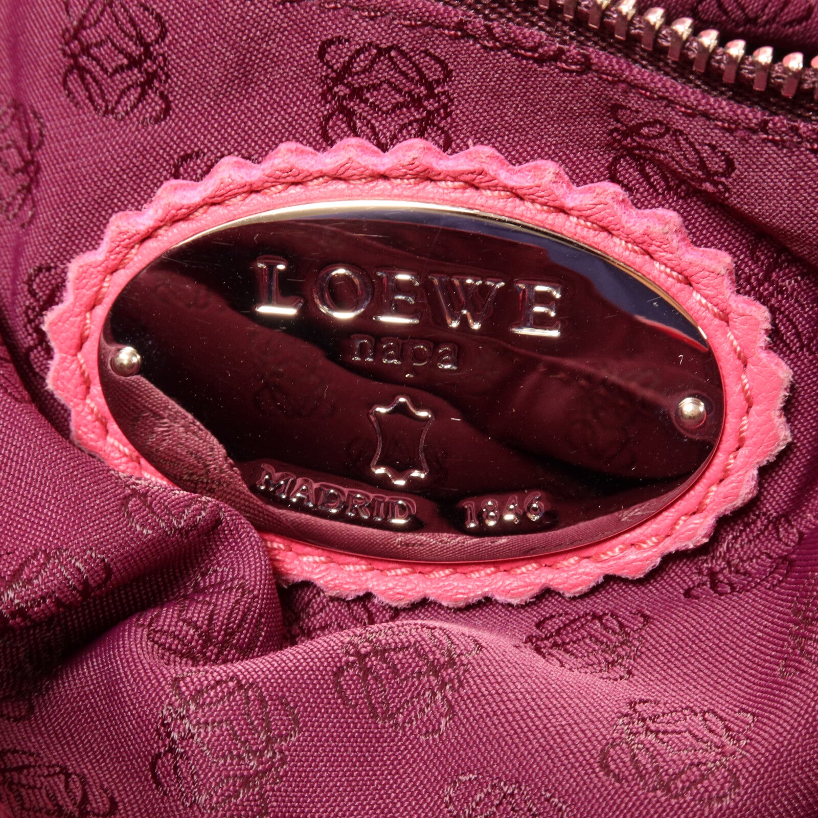 LOEWE 羊皮皮革Flamenco Tassel肩背袋