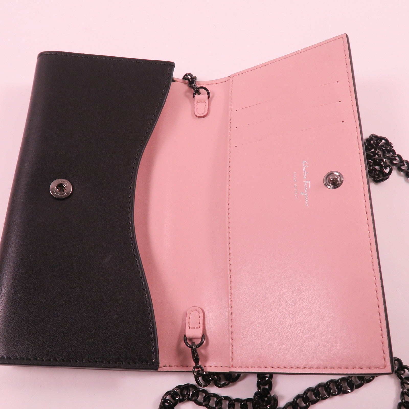 Salvatore Ferragamo 牛皮皮革Chain Shoulder Bag肩背袋