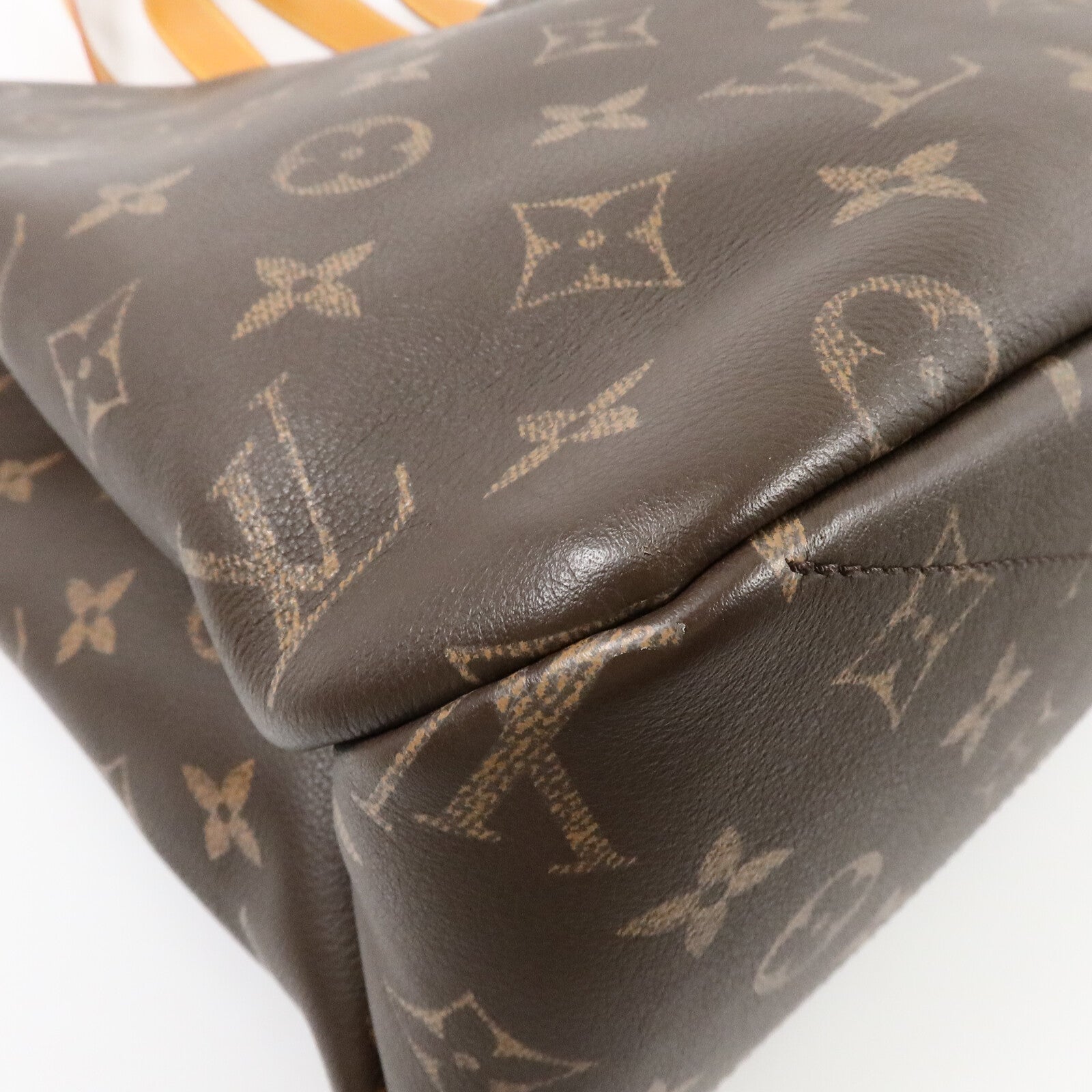 LOUIS VUITTON Autres Cuirs Monogram Shopper Tote MM手挽肩背兩用袋