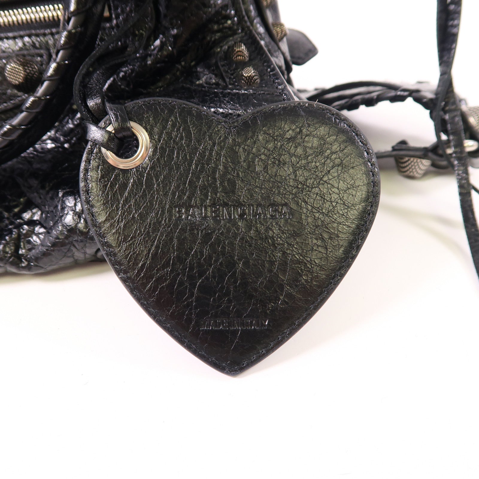BALENCIAGA 牛皮皮革Neo Cagole銀扣手挽肩背兩用袋