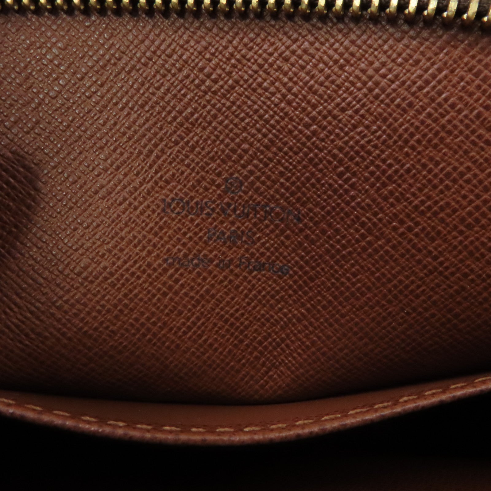 LOUIS VUITTON Monogram Drouot金扣肩背袋棕色
