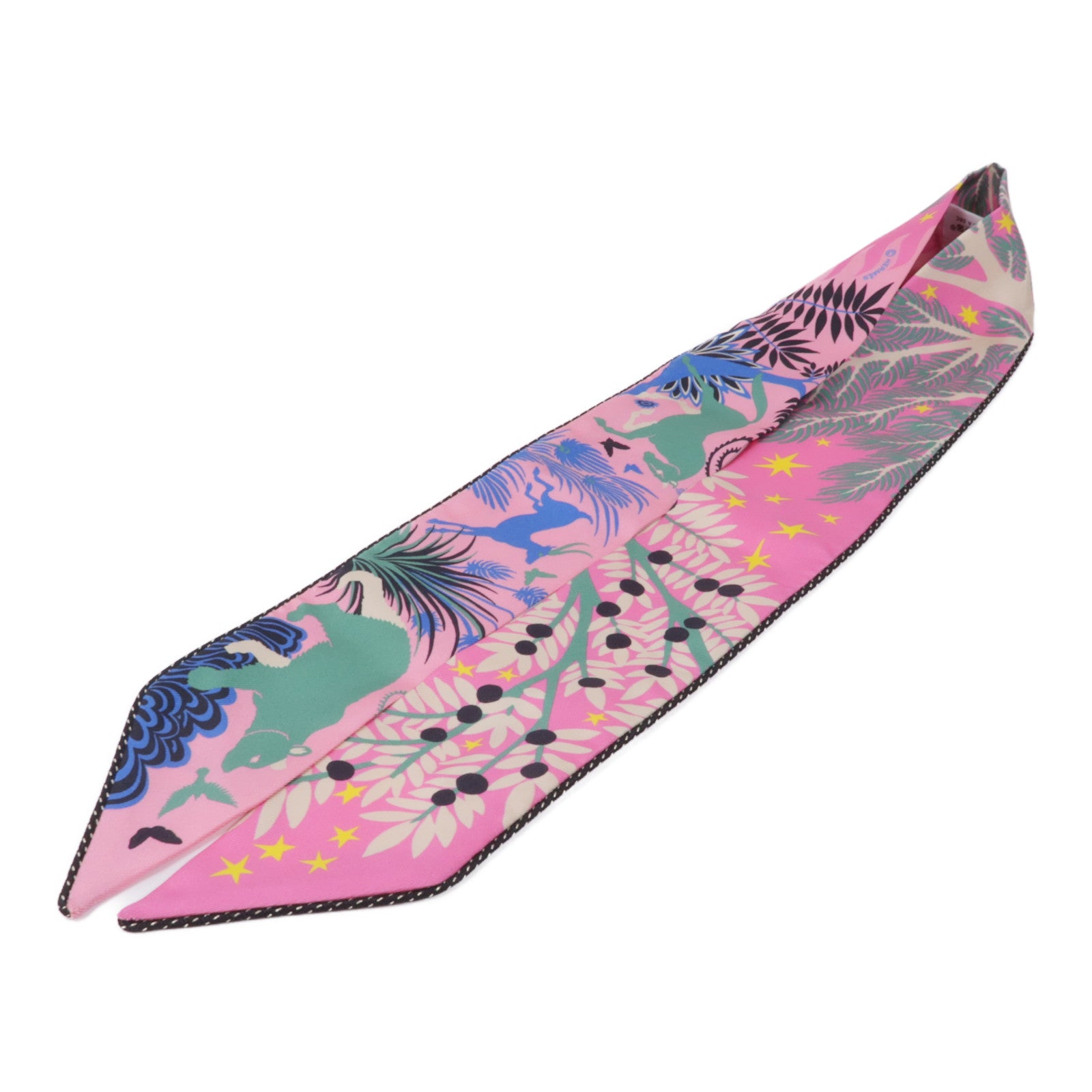 HERMES 絲質Twilly絲巾