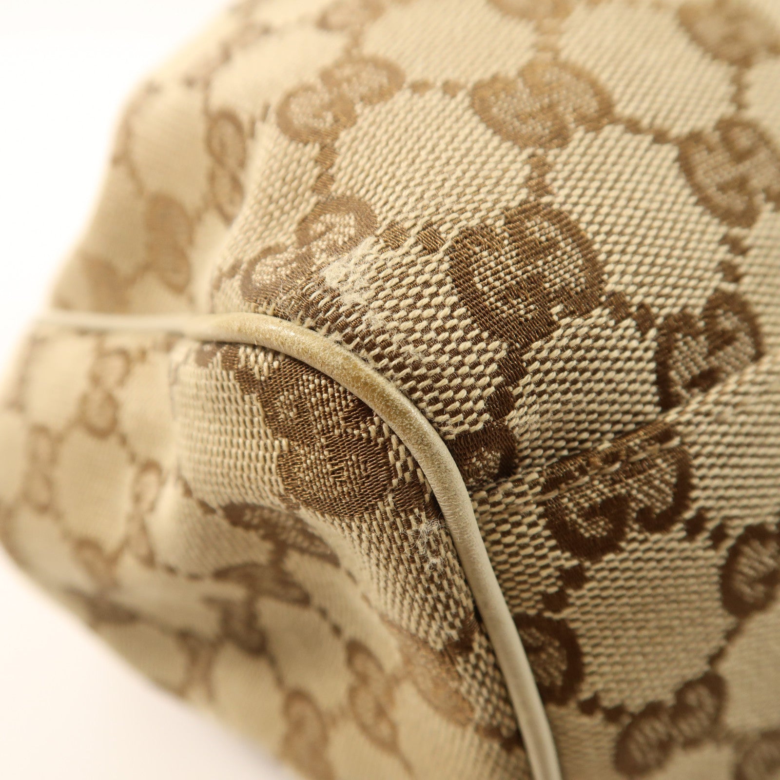 GUCCI 帆布Shoulder Bag金扣肩背袋