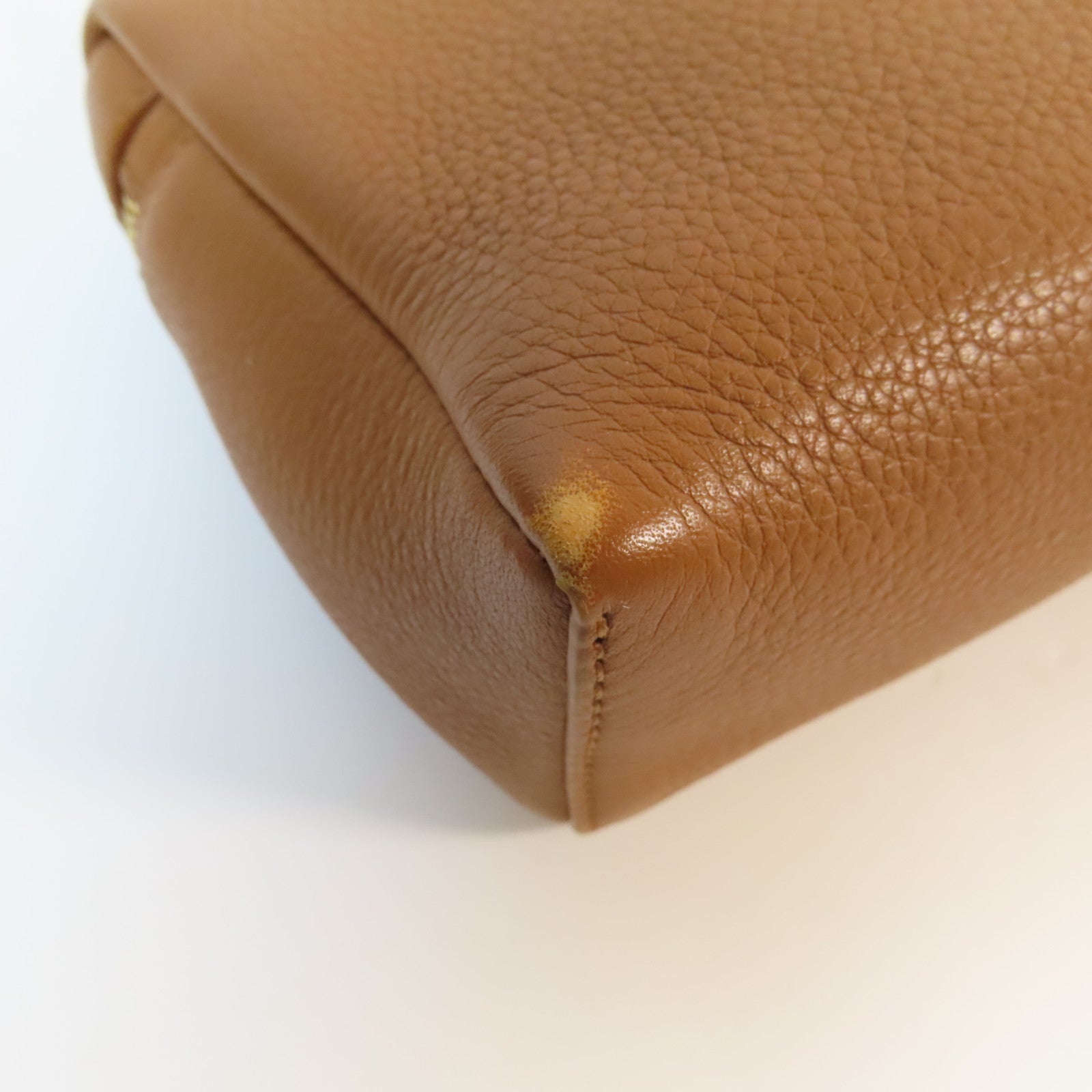 Loro Piana 牛皮皮革L19金扣手挽肩背兩用袋