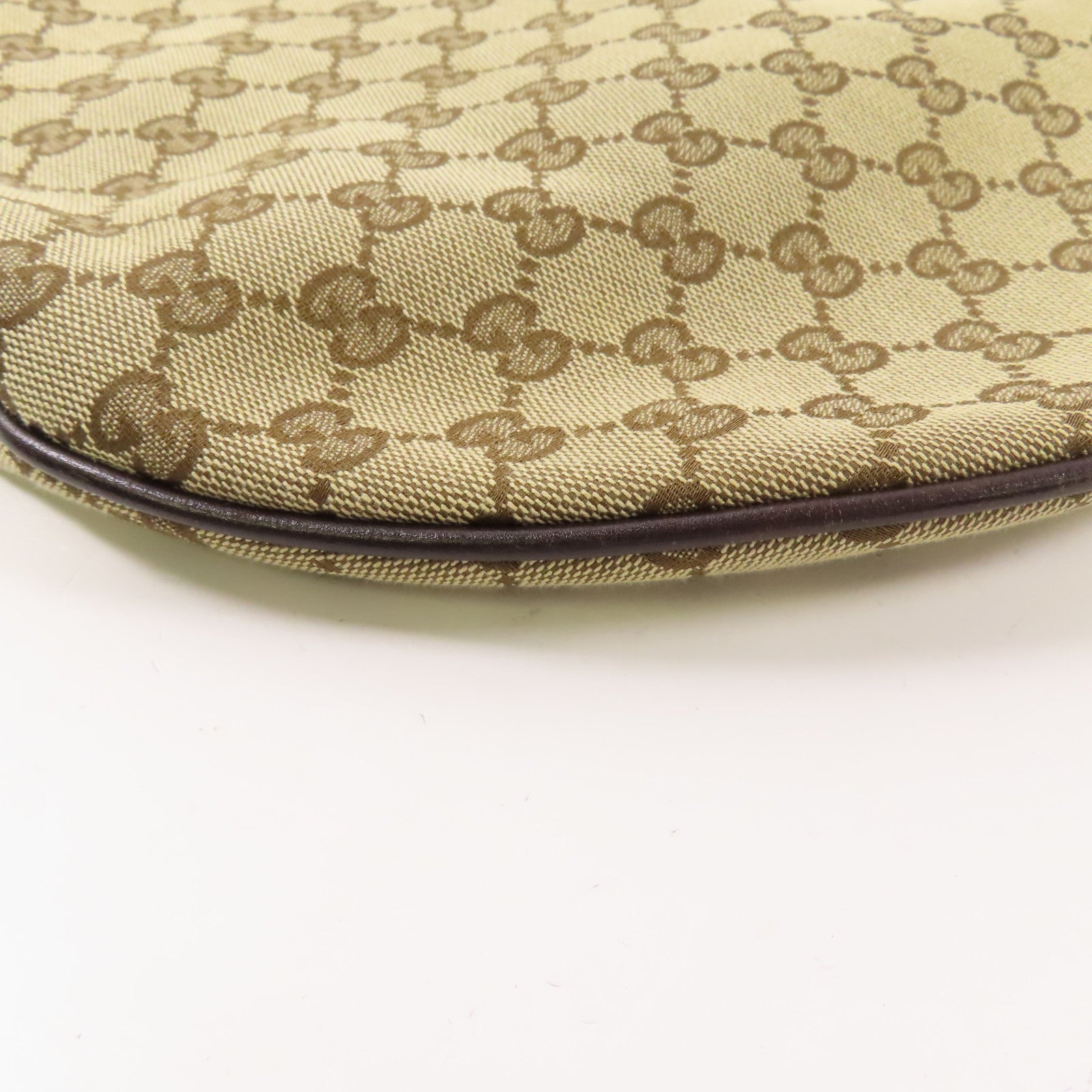 GUCCI 帆布Shoulder Bag金扣肩背袋