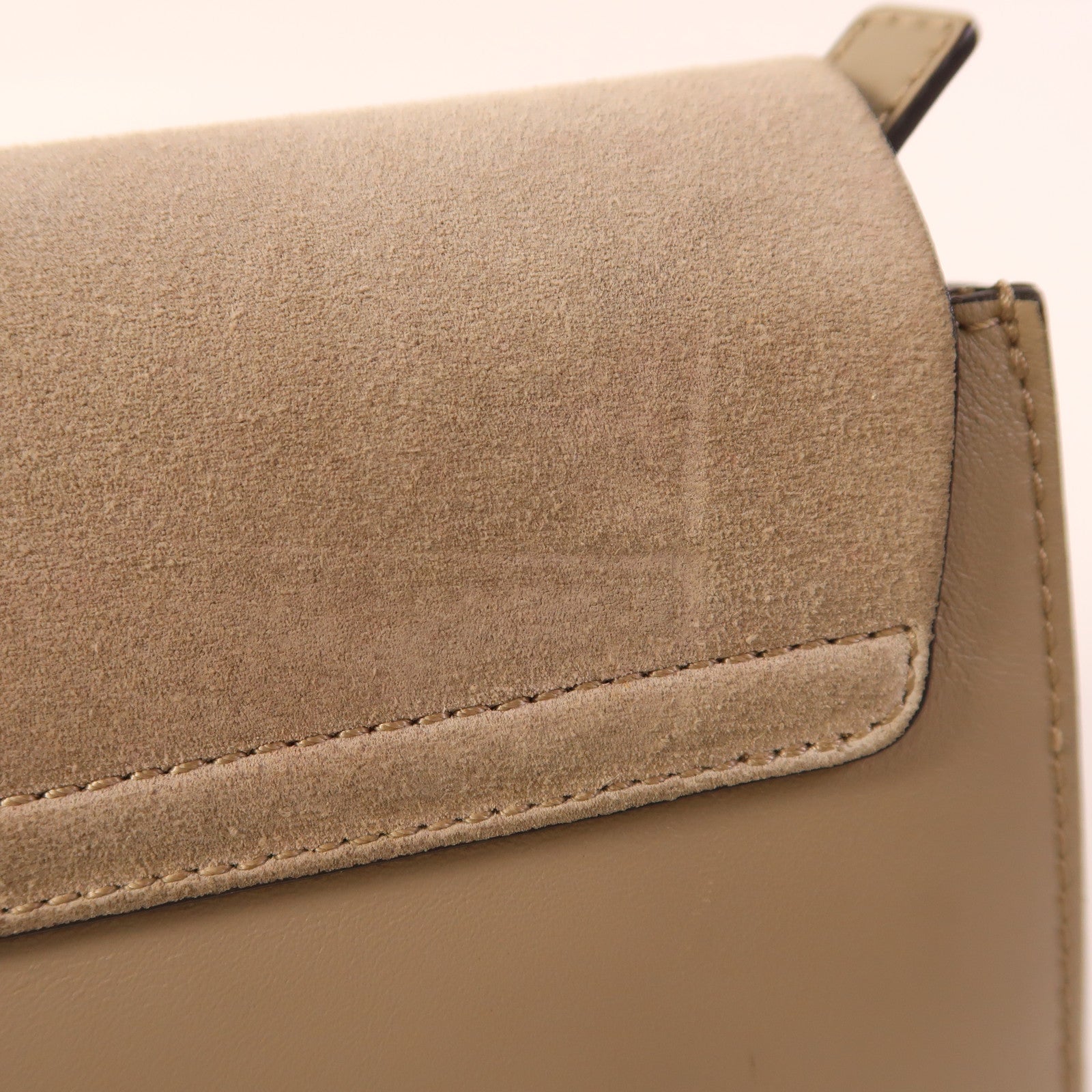 Chloe 牛皮皮革Shoulder Bag金扣肩背袋