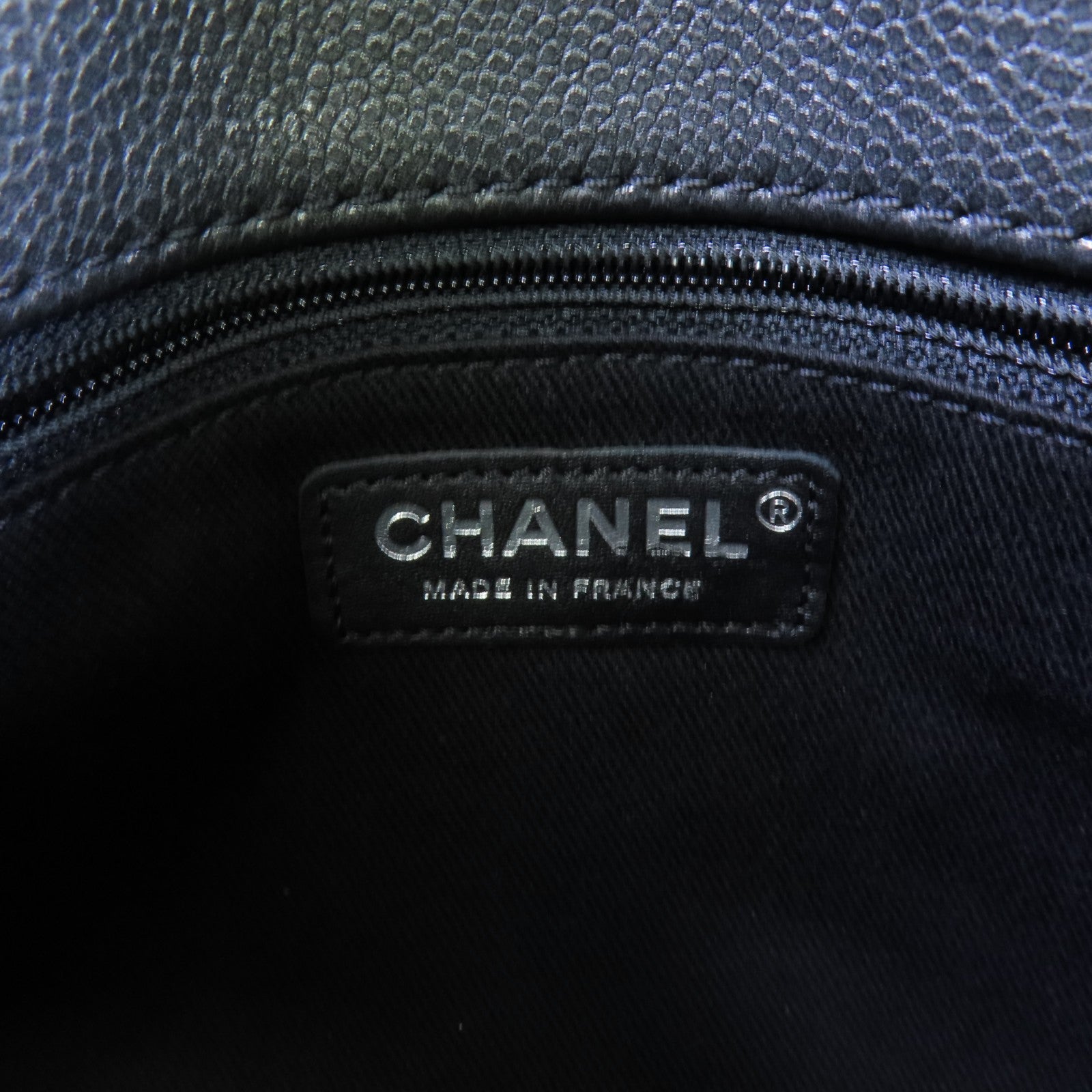 CHANEL 牛皮皮革Chain Tote Bag鏈帶肩背袋