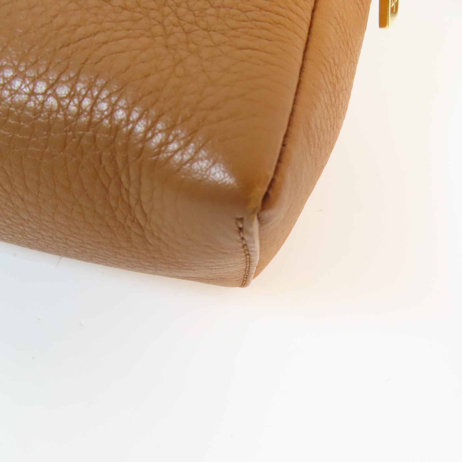 Loro Piana 牛皮皮革L19金扣手挽肩背兩用袋