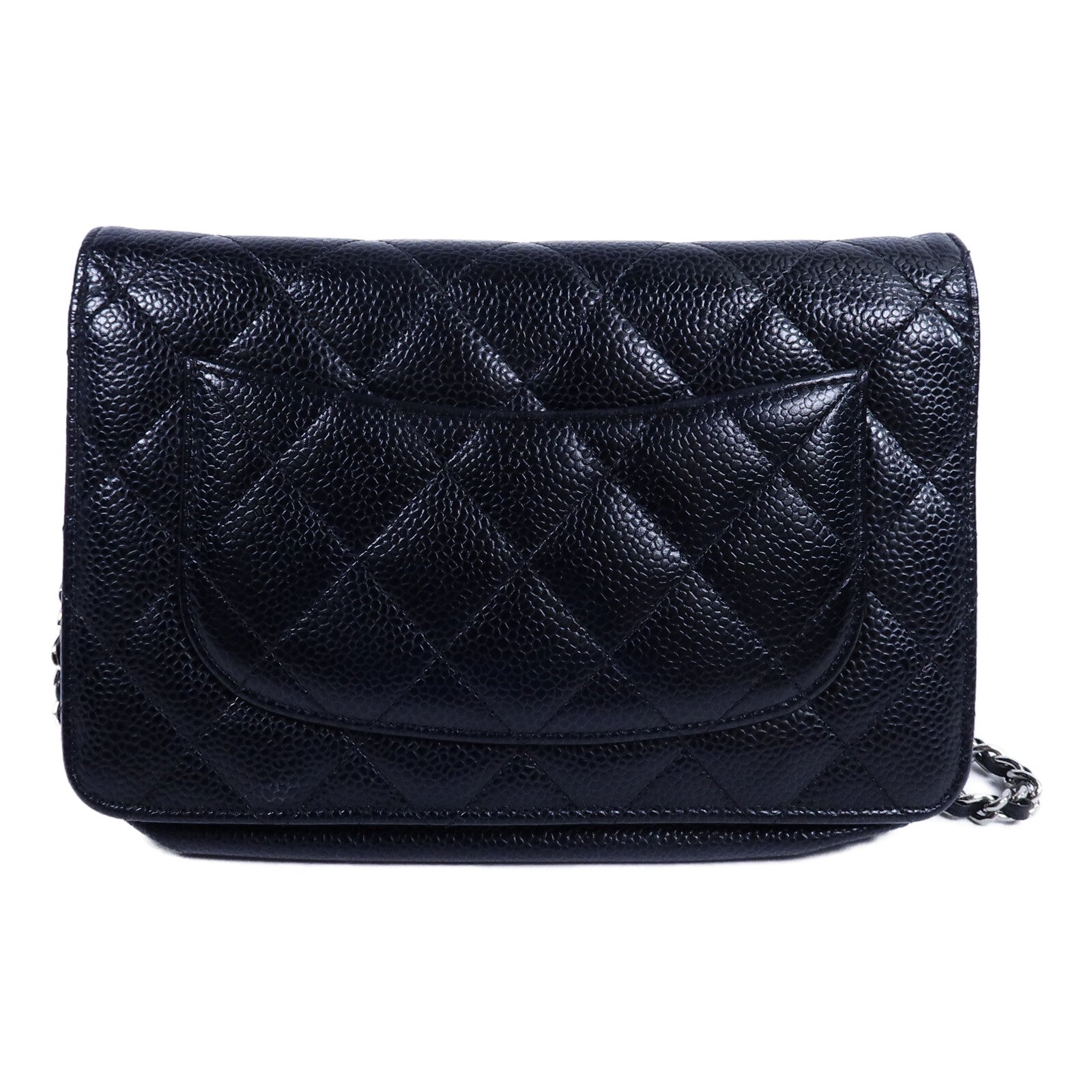 CHANEL 牛皮皮革WOC Wallet On Chain鏈帶肩背袋