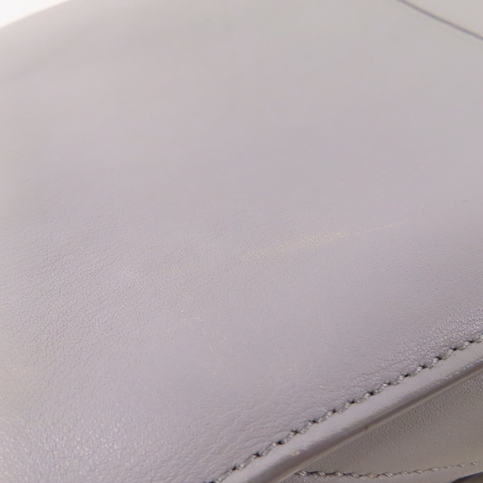 CELINE 【激減優惠】皮革Tri-fold Clutch Bag On Chain銀扣鏈帶肩背袋