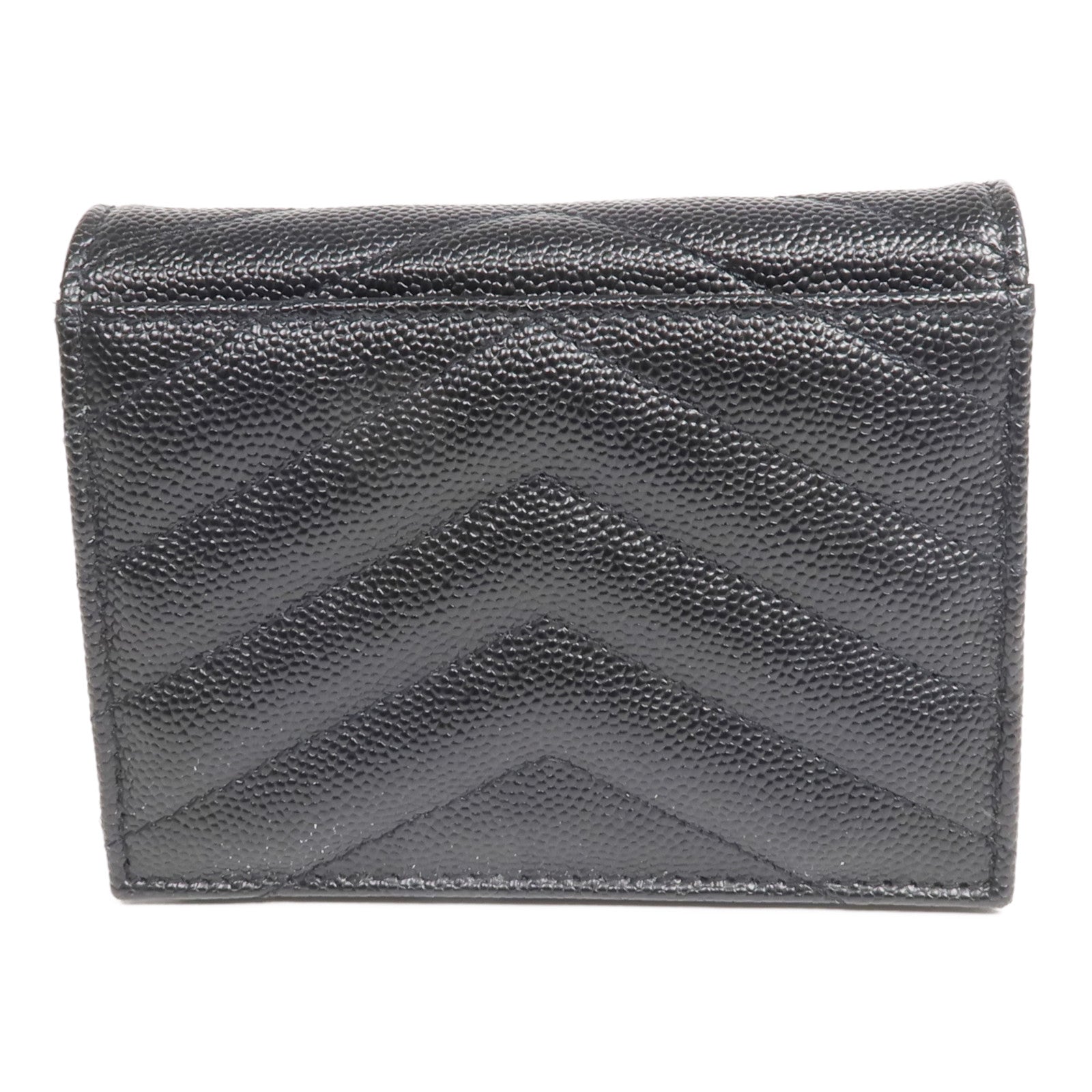 SAINT LAURENT 牛皮皮革Wallet金扣錢包