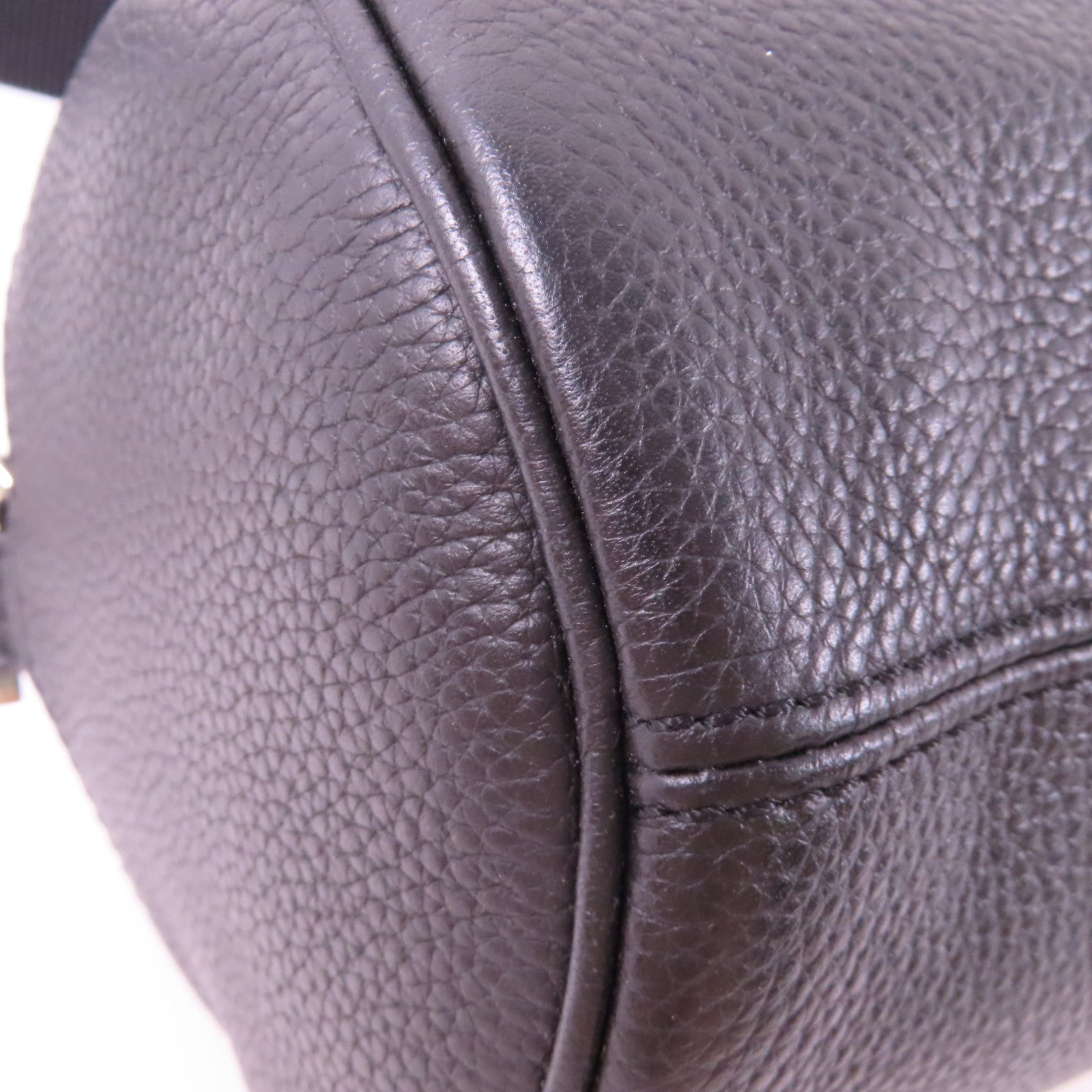 Dior 牛皮皮革Dior atelier 3銀扣肩背袋黑色