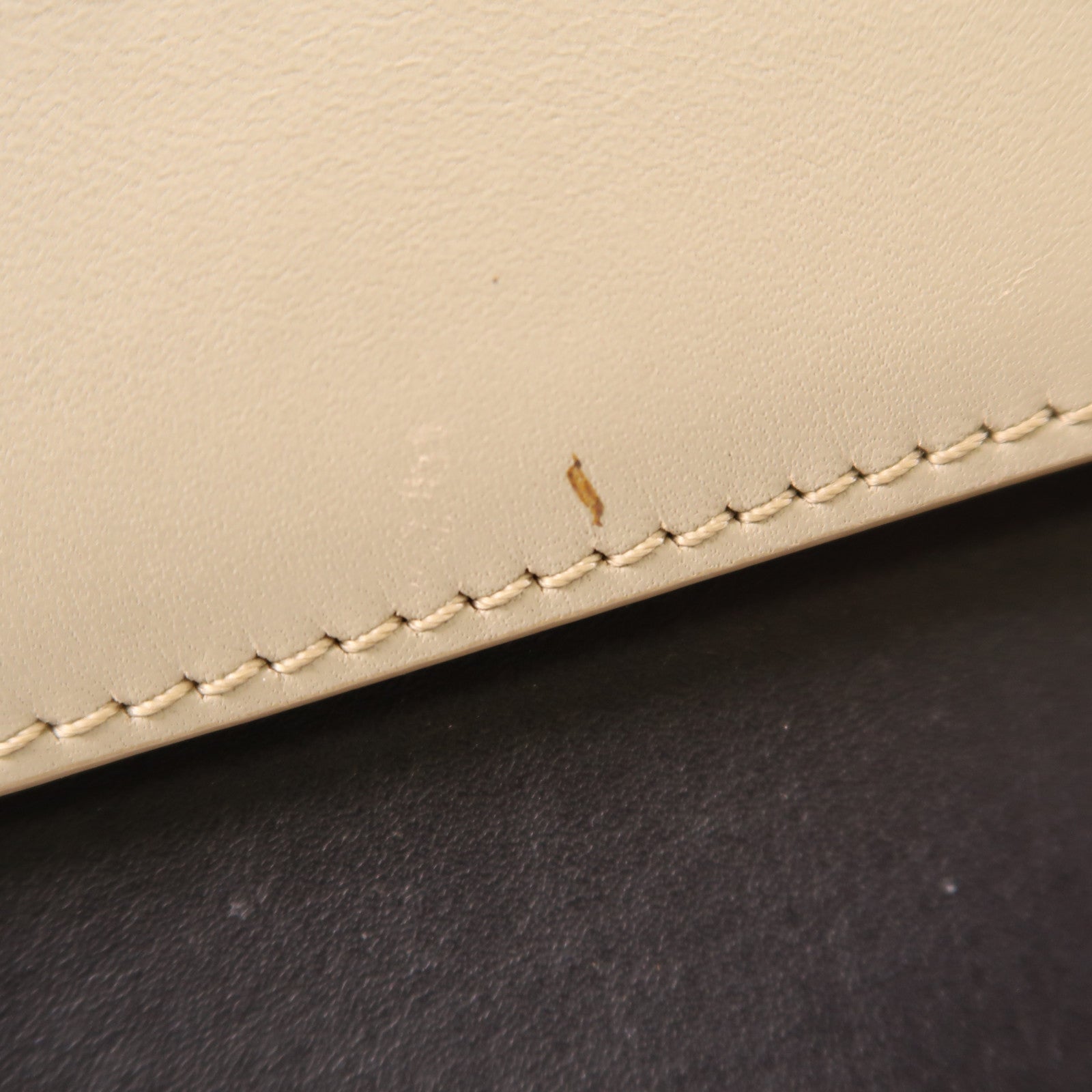 CELINE 牛皮皮革Trapeze銀扣手挽肩背兩用袋