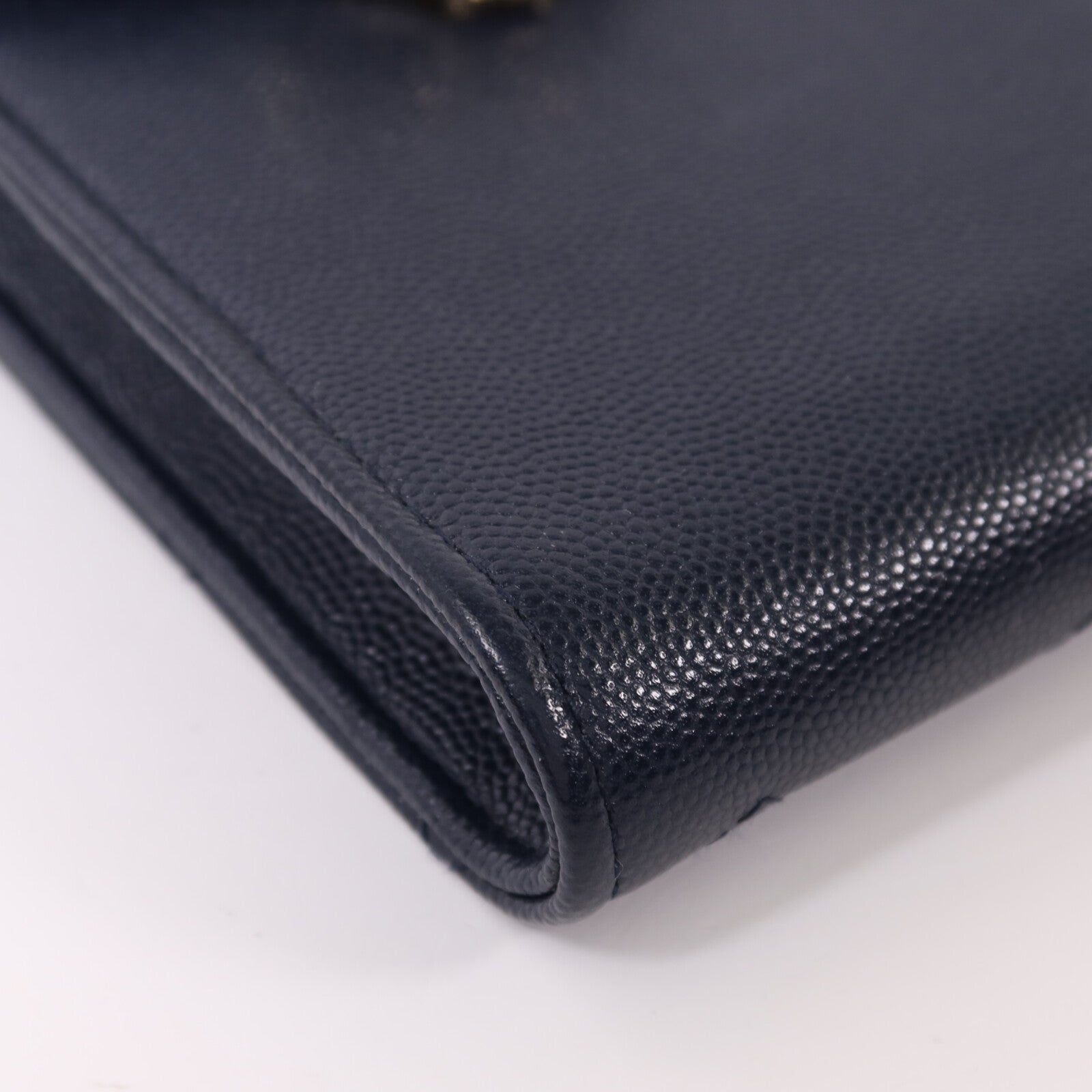 CHANEL 牛皮皮革CC Quilted Phone金扣鏈帶肩背袋
