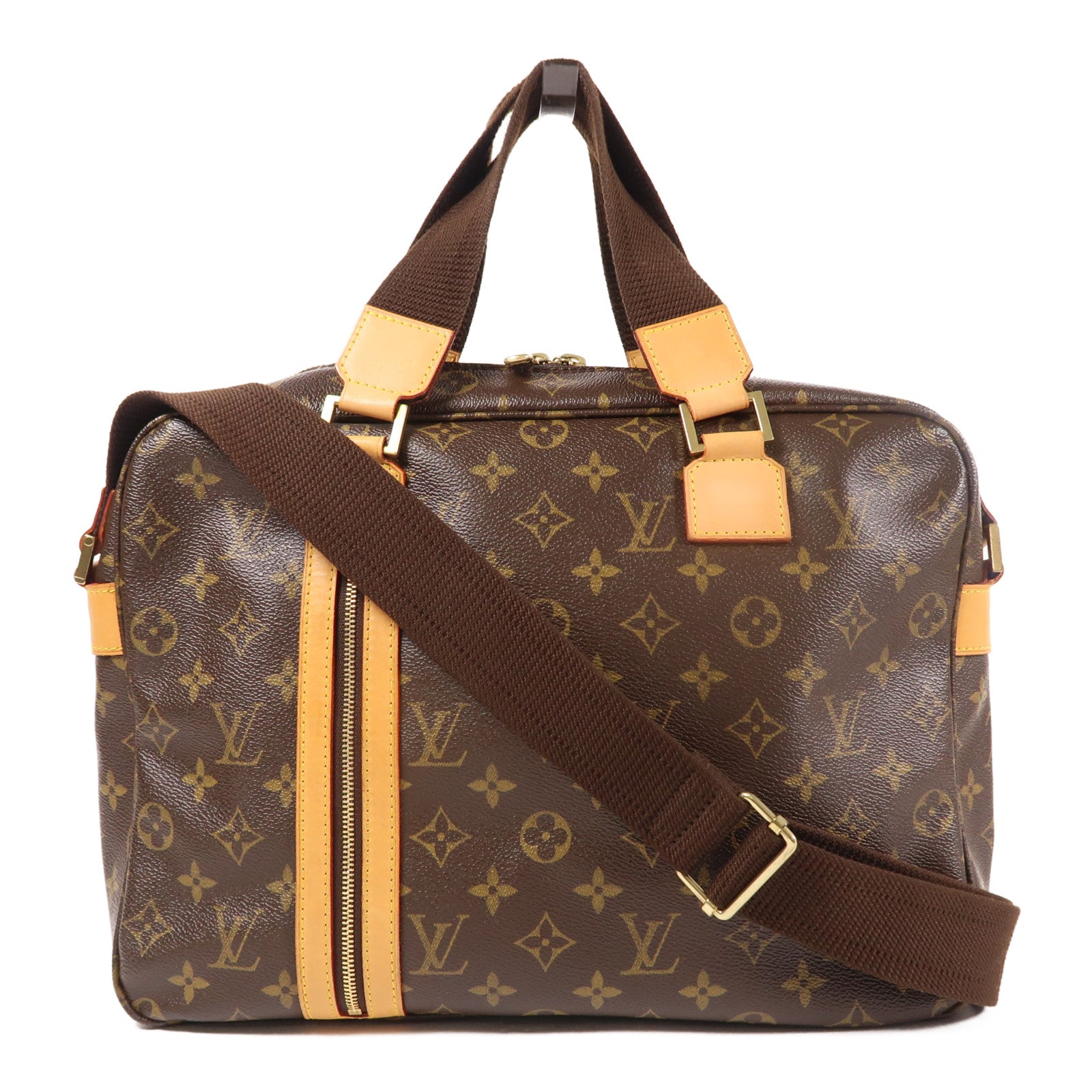 LOUIS VUITTON Monogram Sac Bosphore金扣手挽肩背兩用袋