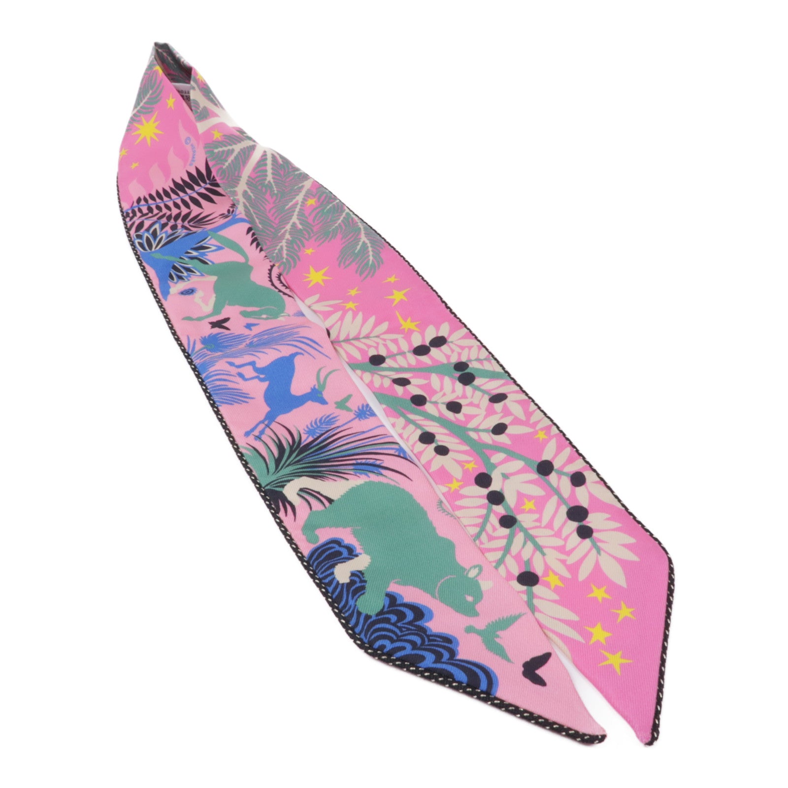 HERMES 絲質Twilly絲巾