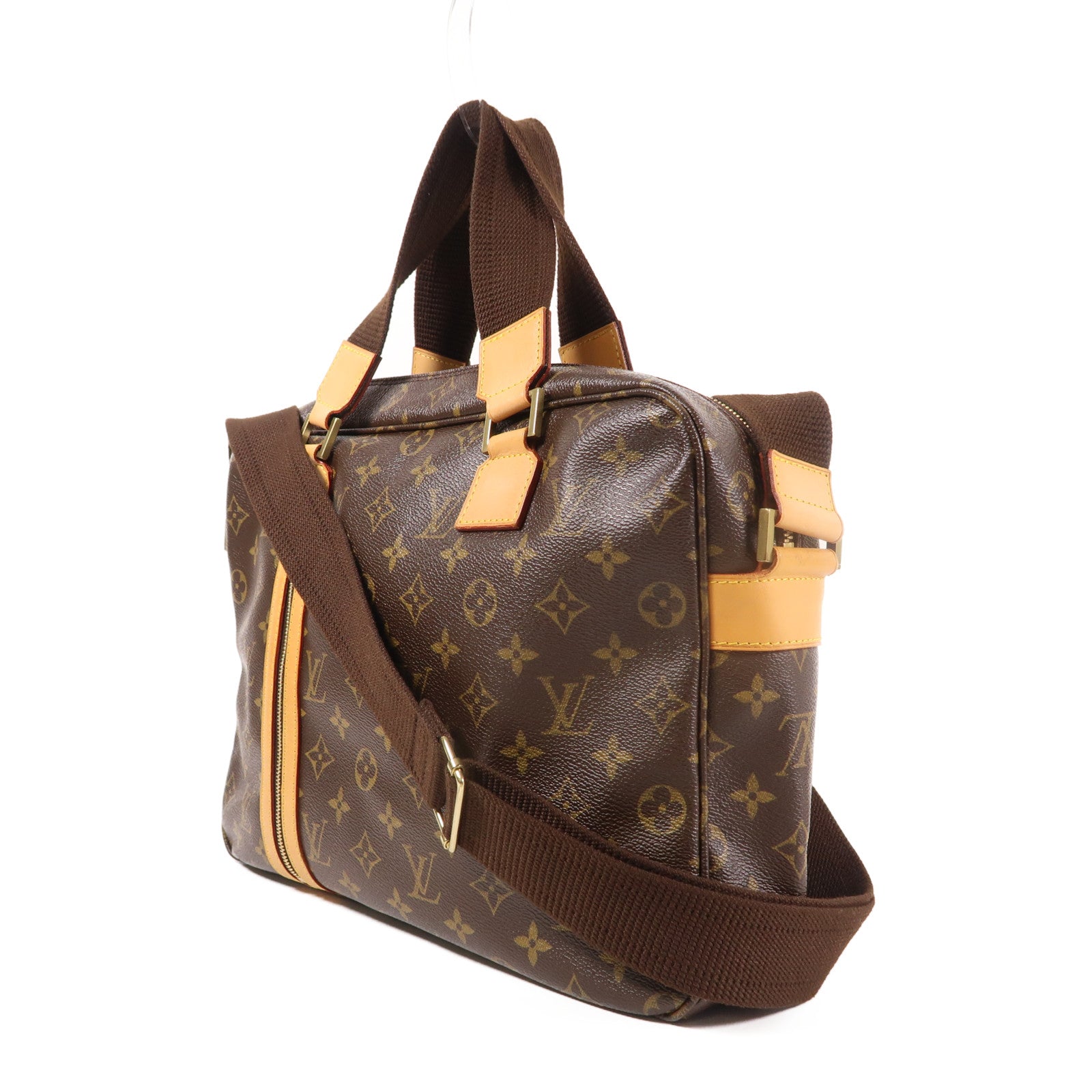 LOUIS VUITTON Monogram Sac Bosphore金扣手挽肩背兩用袋