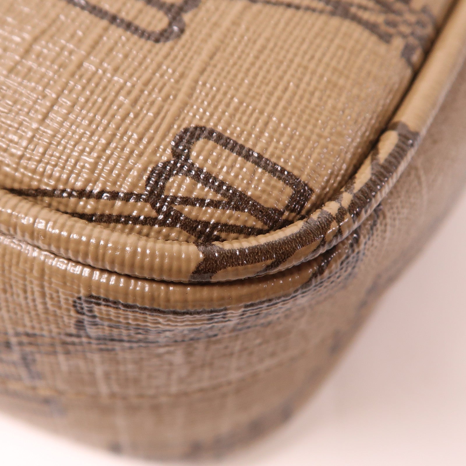 BALENCIAGA 【激減優惠】塗層帆布Signature Small金扣肩背袋