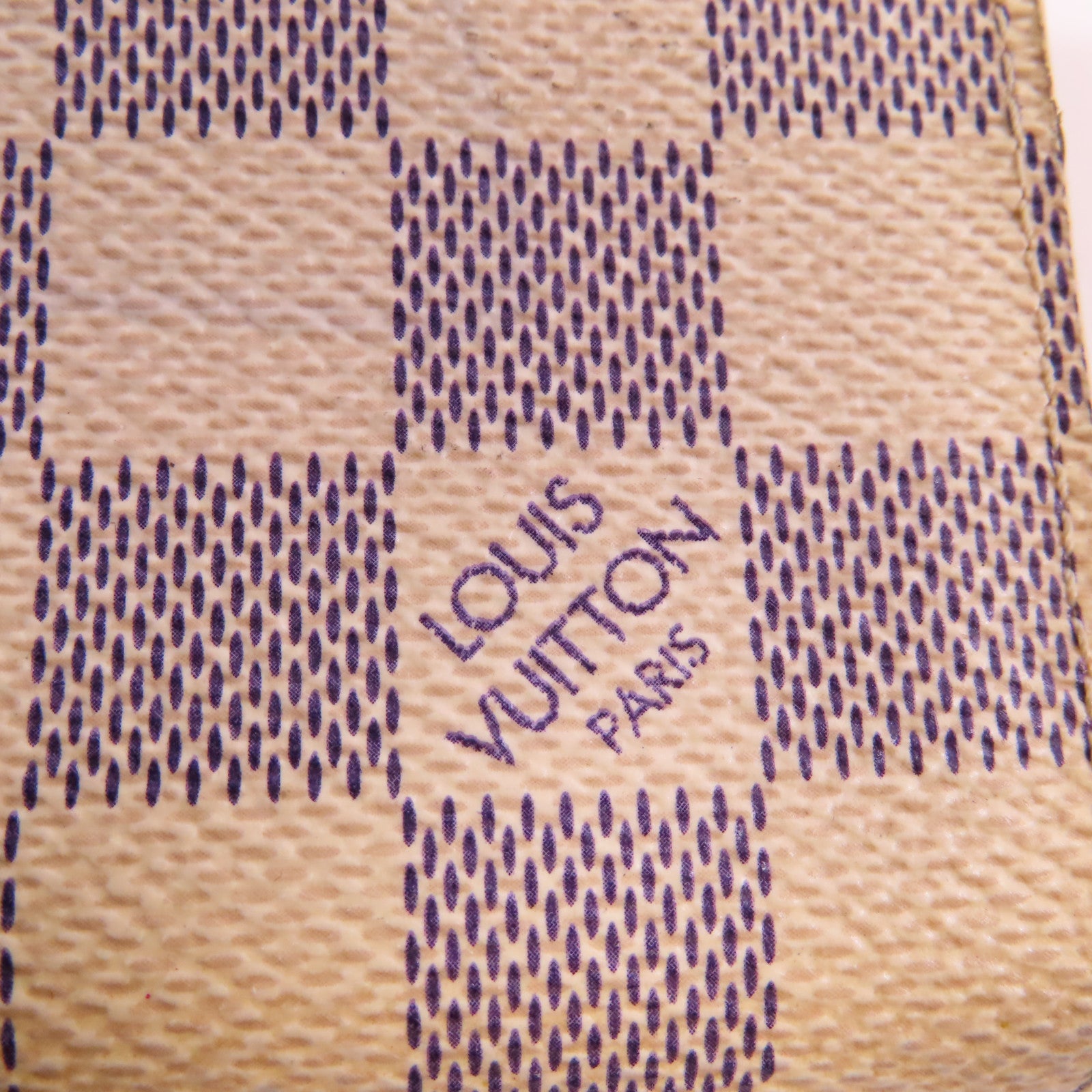 LOUIS VUITTON Damier Azur Card Case卡片套白色