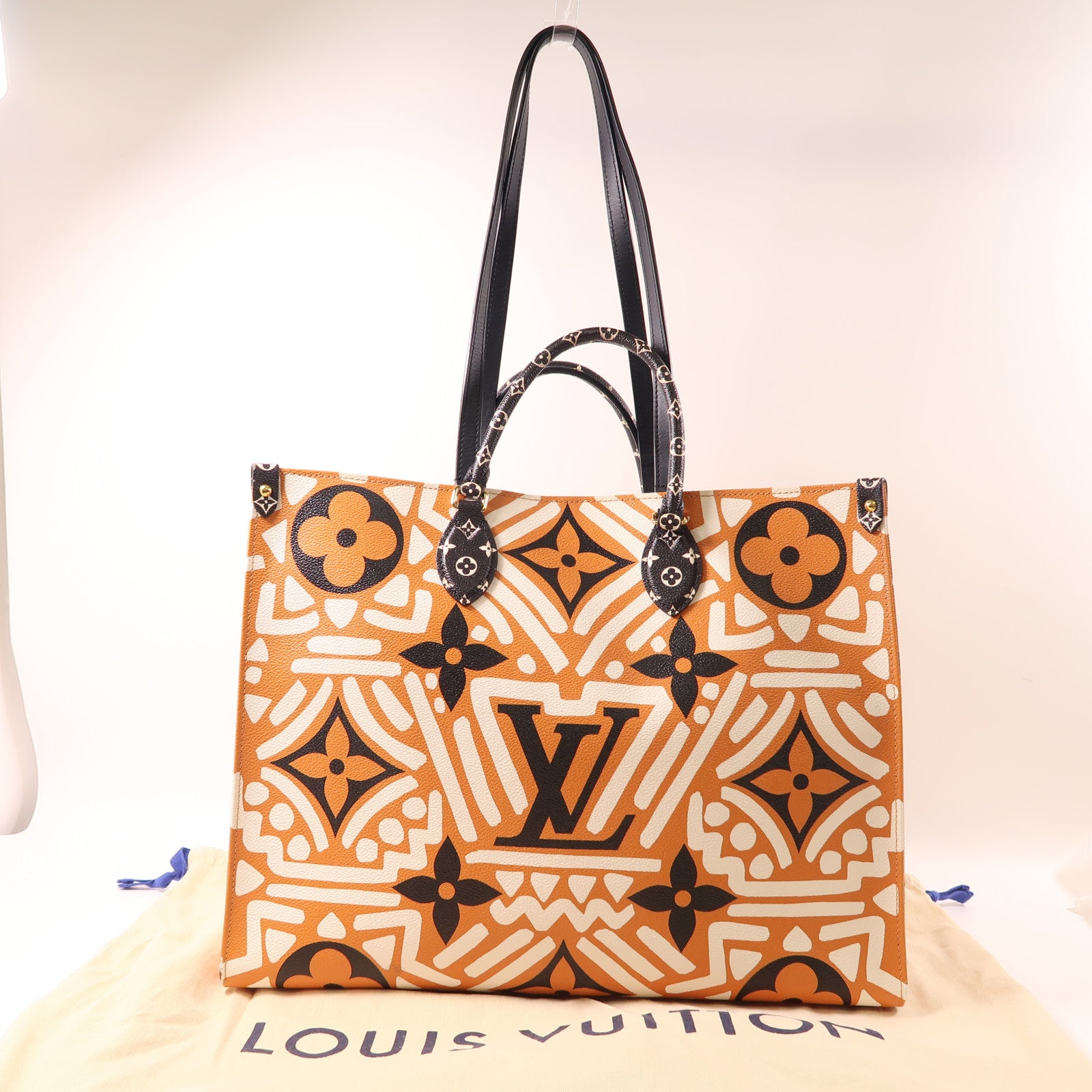 LOUIS VUITTON 【激減優惠】Monogram Giant On the Go GM金扣手挽肩背兩用袋
