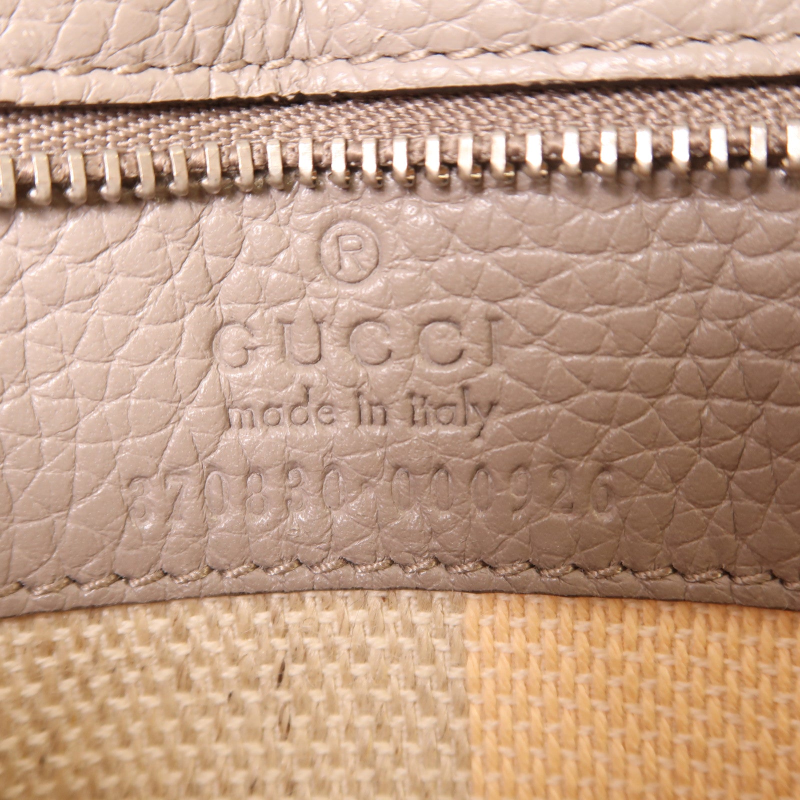 GUCCI【激減優惠】 牛皮皮革2 Way Shoulder銀扣手挽肩背兩用袋