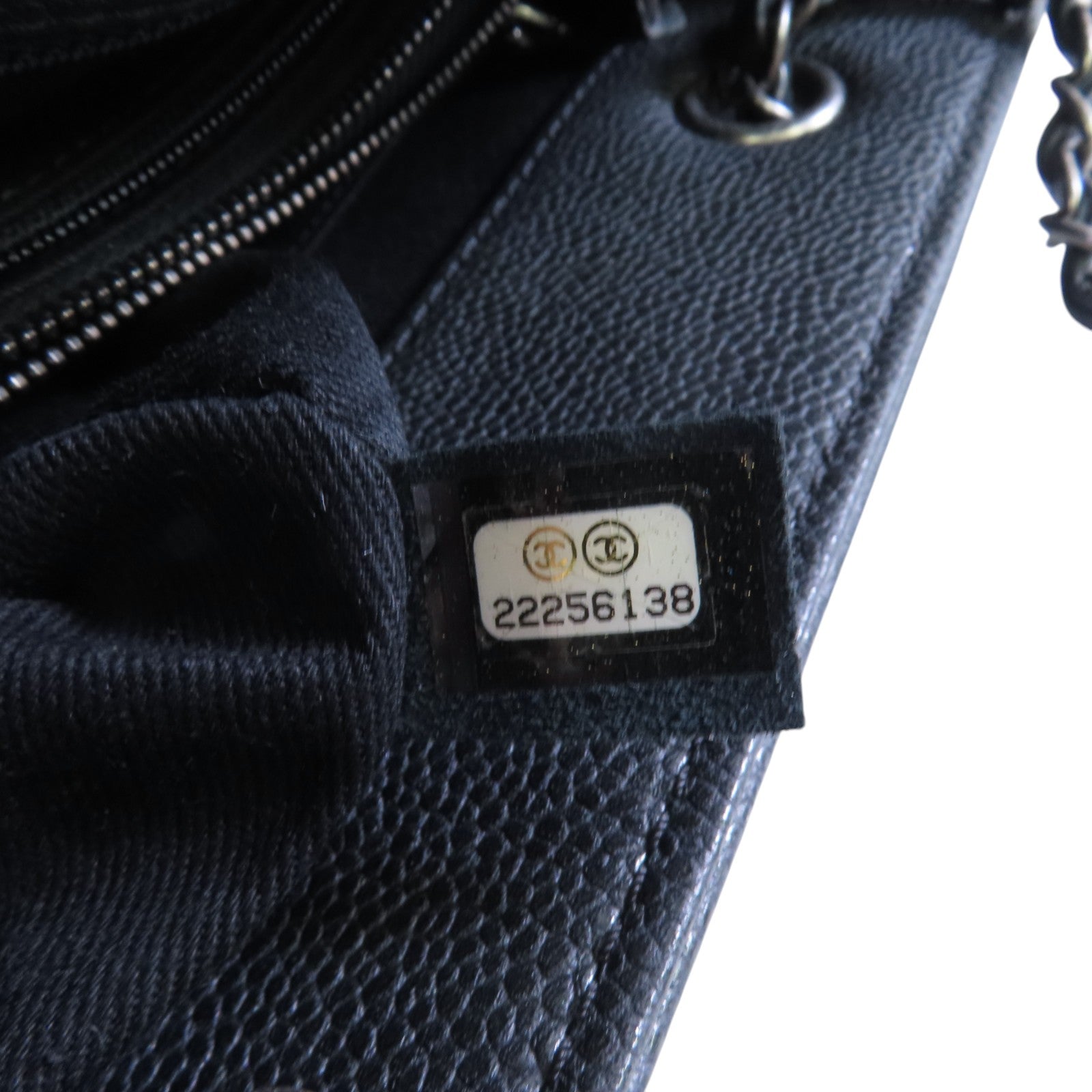 CHANEL 牛皮皮革Chain Tote Bag鏈帶肩背袋