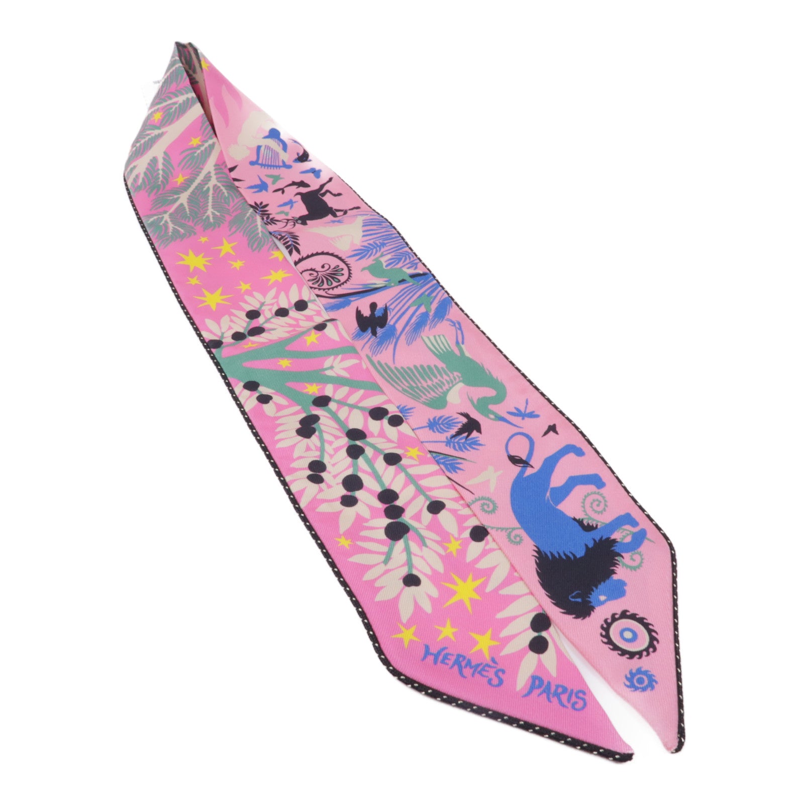 HERMES 絲質Twilly絲巾