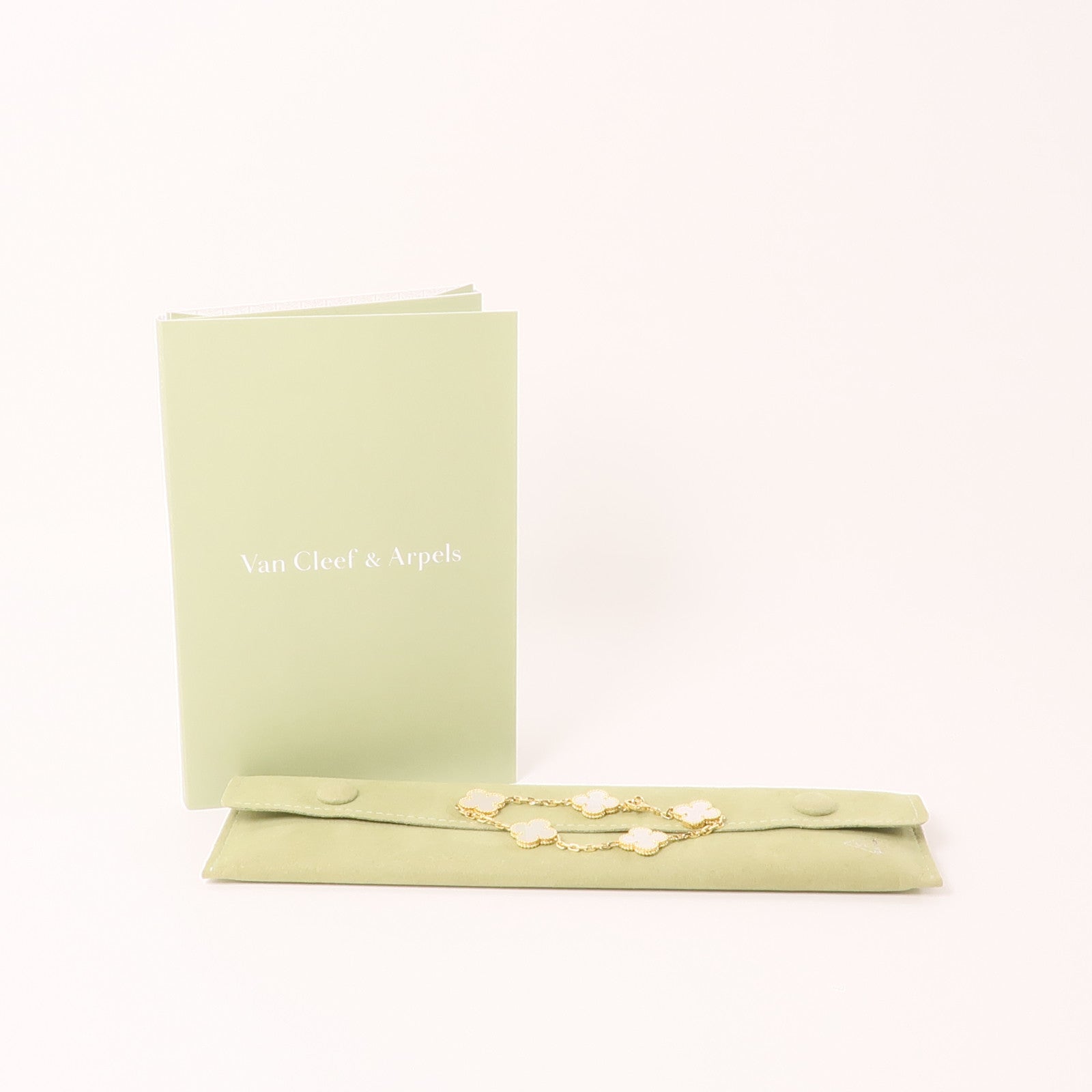 Van Cleef & Arpels 18K黃金Vintage Alhambra Bracelet 5 motifs手鏈