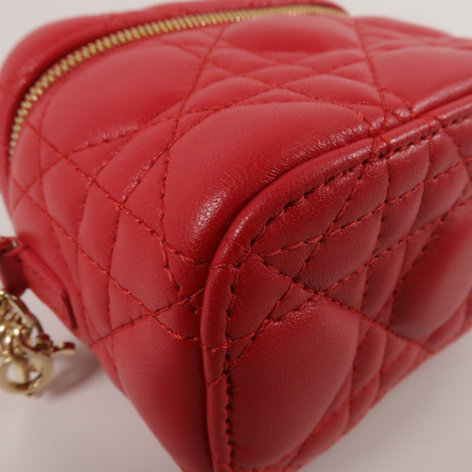 Dior 羊皮皮革Lady Dior Vanity手挽肩背兩用袋