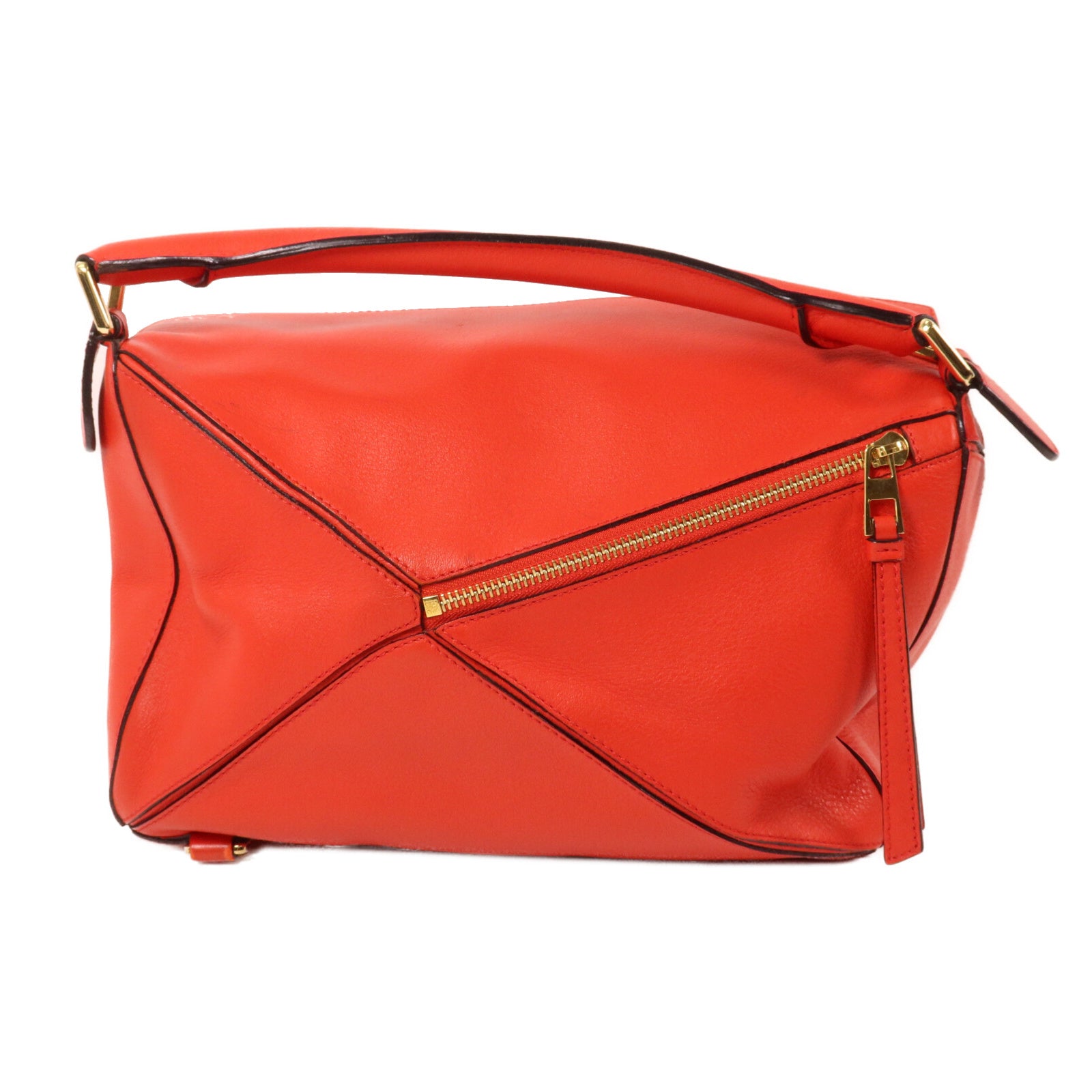 LOEWE 牛皮皮革Puzzle Medium手挽肩背兩用袋